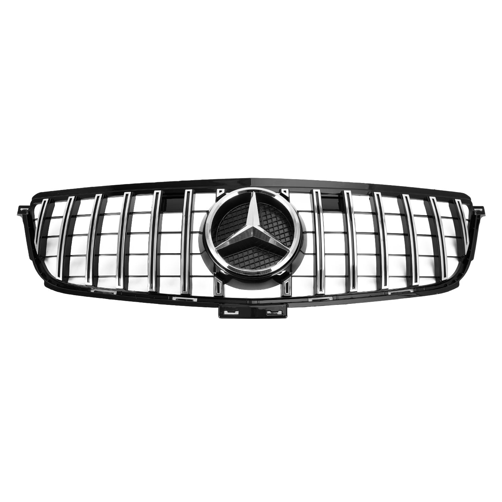 AMG Style Chrome/Zwart Front Grille voor Mercedes-Klasse W166 ML (2012-2015) - ML300/320/350/400