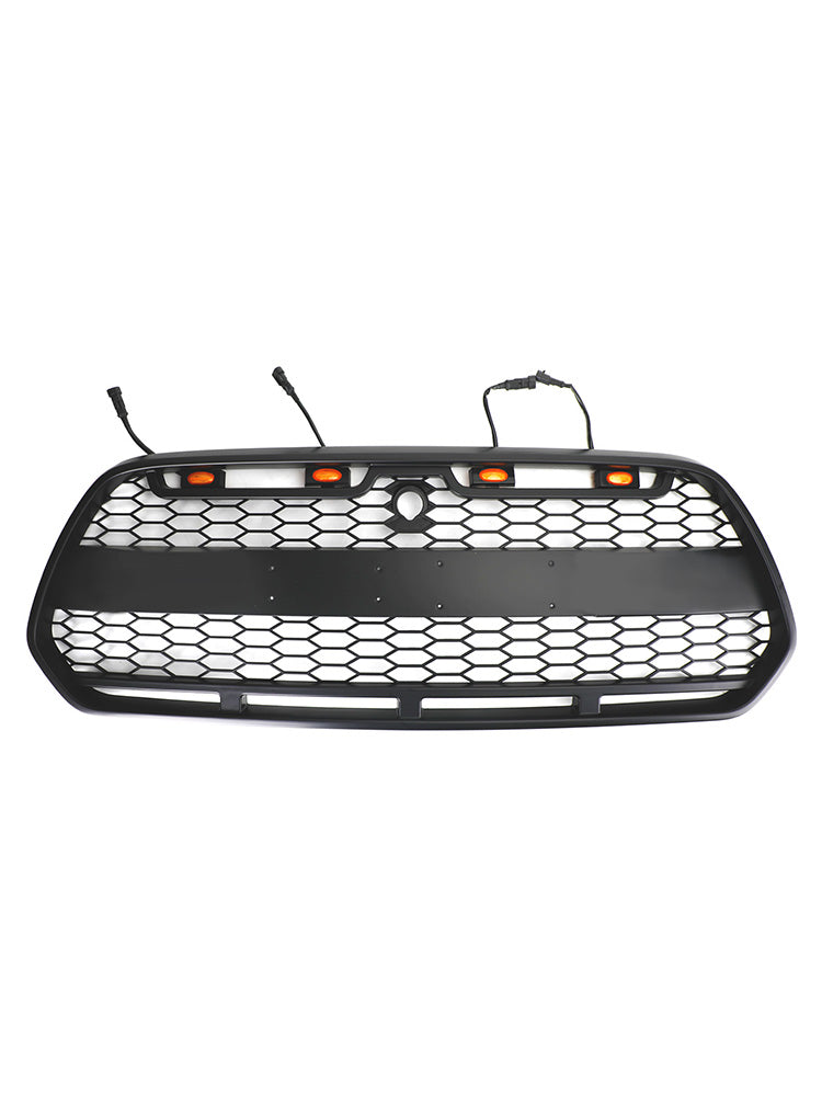 Matzwarte voorbumpergrille met LED voor Ford Transit MK8 2015-2018 Raptor