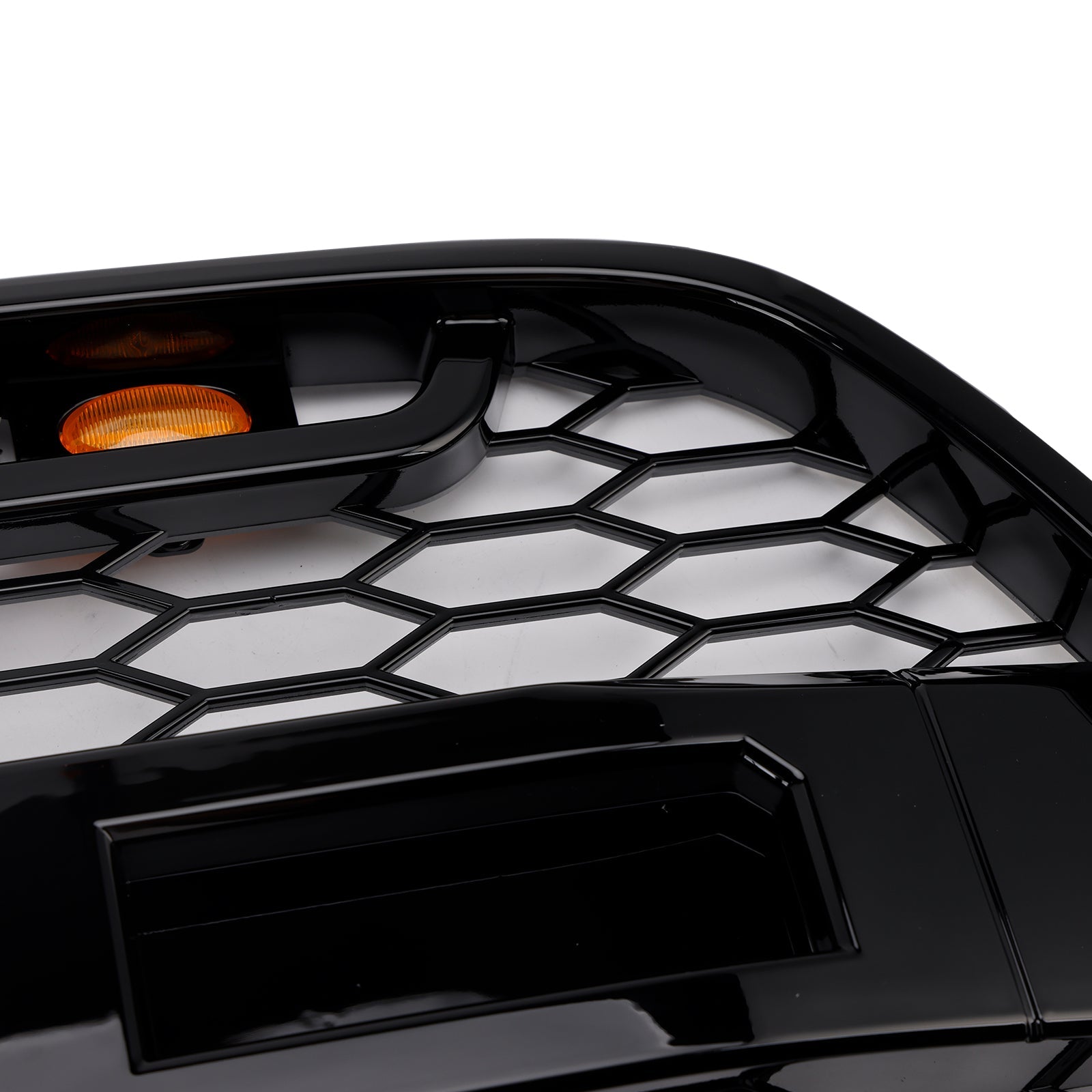 Grille de Bumper Black Front Błyszcząca LED dla Ford Transit MK8 Raptor 2015-2018