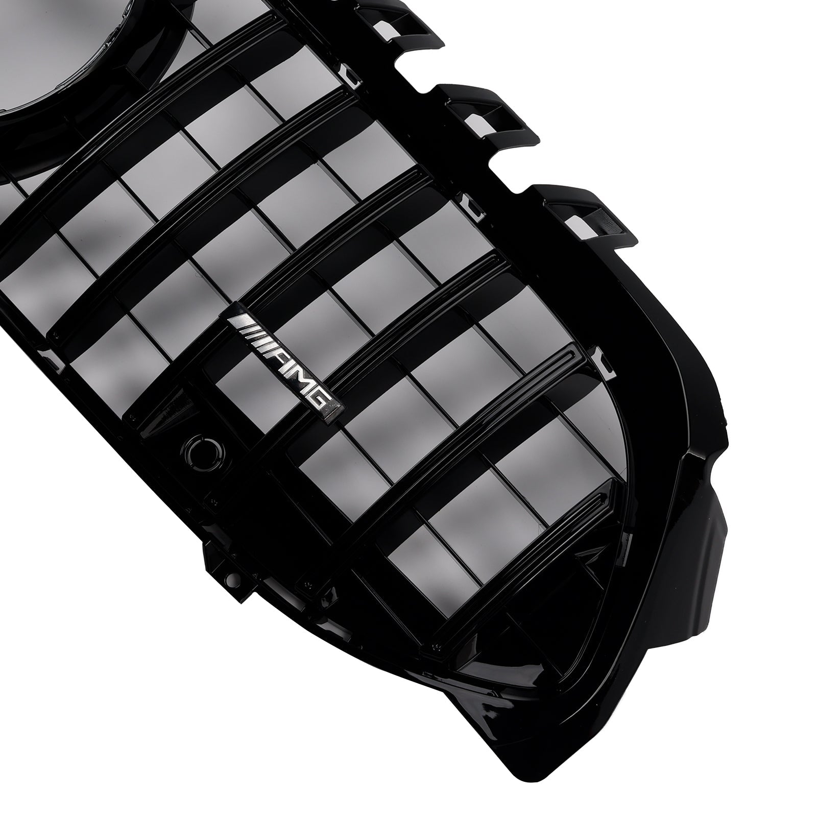 Czarny przedni grill zderzaka GT Style dla Mercedesa Benz Klasy A W177 2019-2023