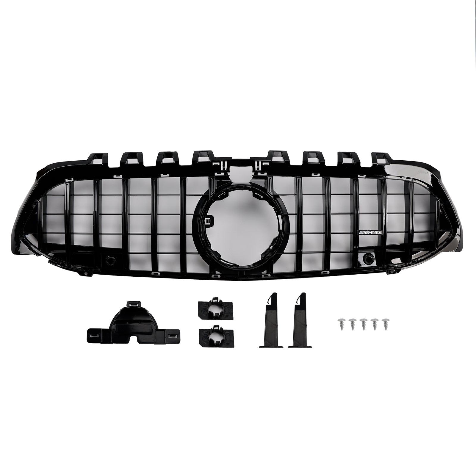 Črna maska sprednjega odbijača v stilu GT za Mercedes Benz razreda A W177 2019–2023