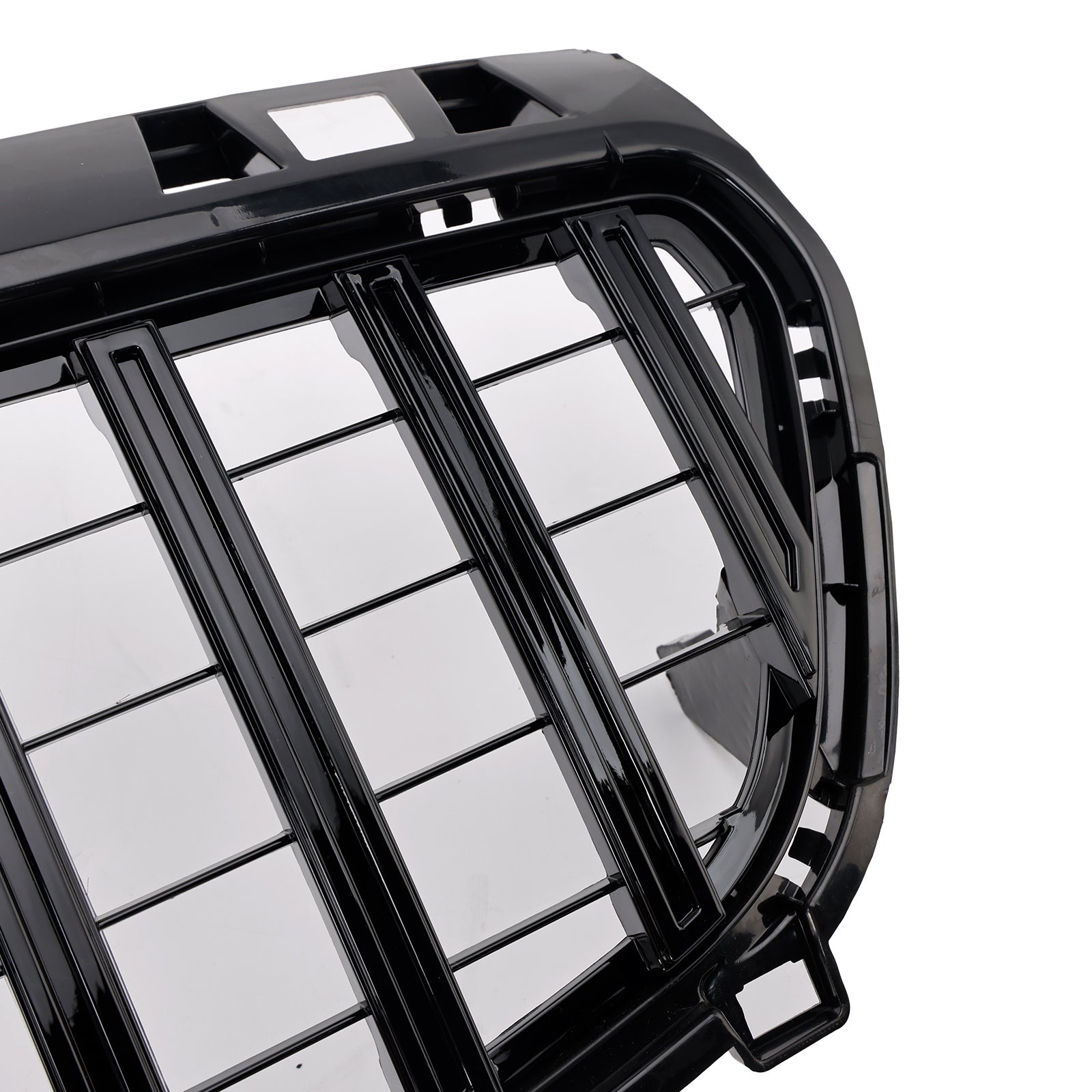 Glanzend zwarte grille voor de voorbumper van de Mercedes-Benz A-klasse. W176 2013-2015