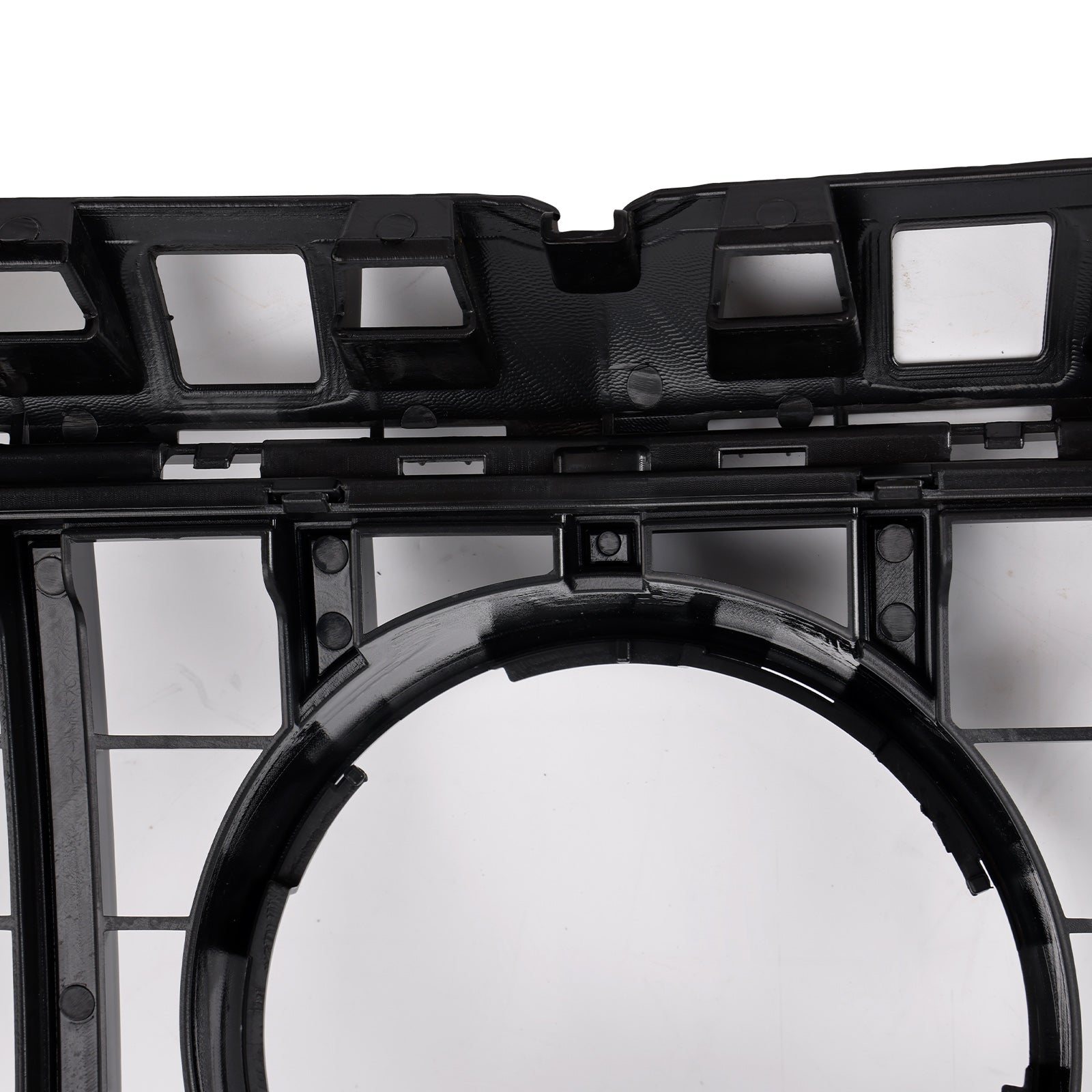 Glanzend zwarte grille voor de voorbumper van de Mercedes-Benz A-klasse. W176 2013-2015