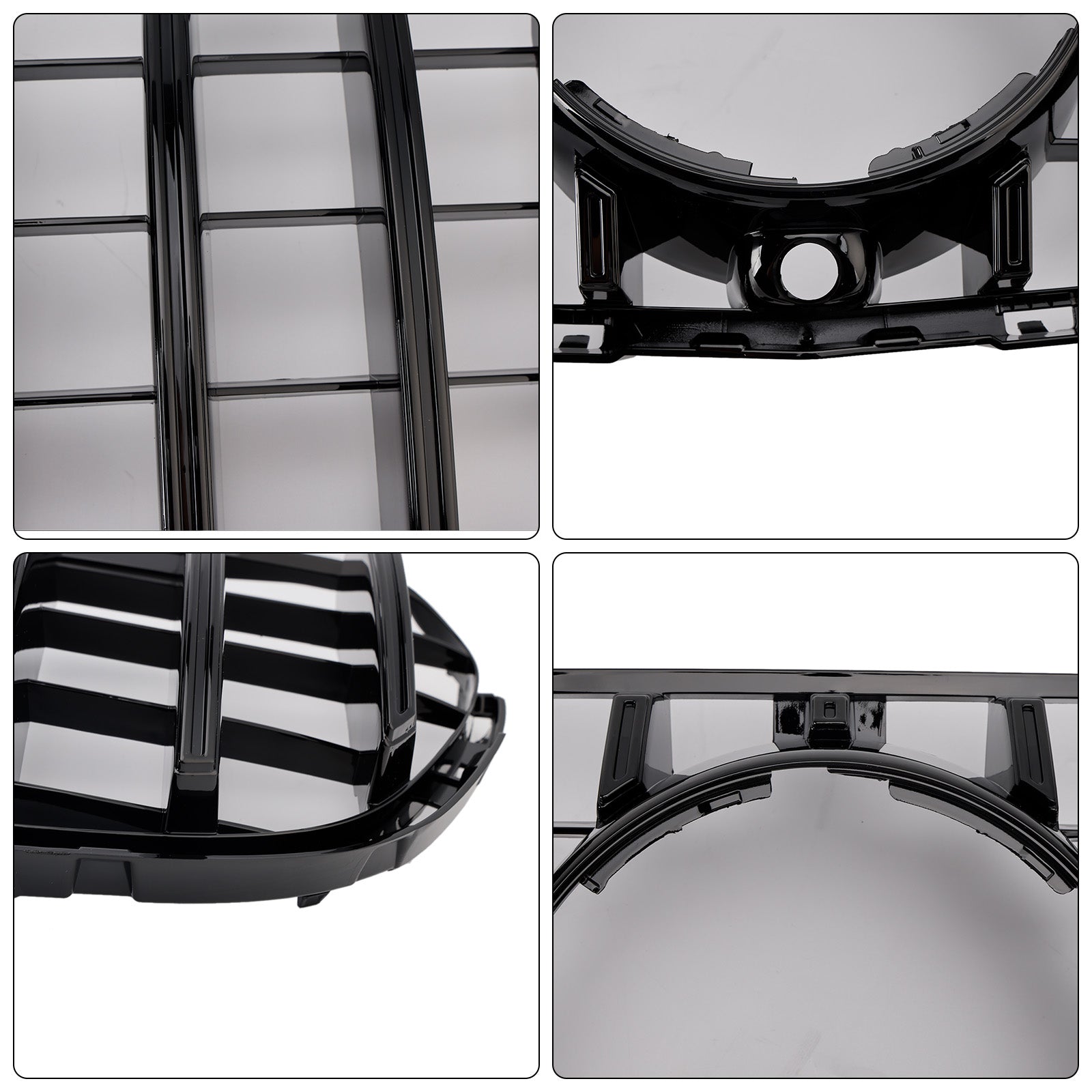 Grille de pare-chocs avant noire brillante pour Mercedes Benz GLC X253 C253 2015-2019