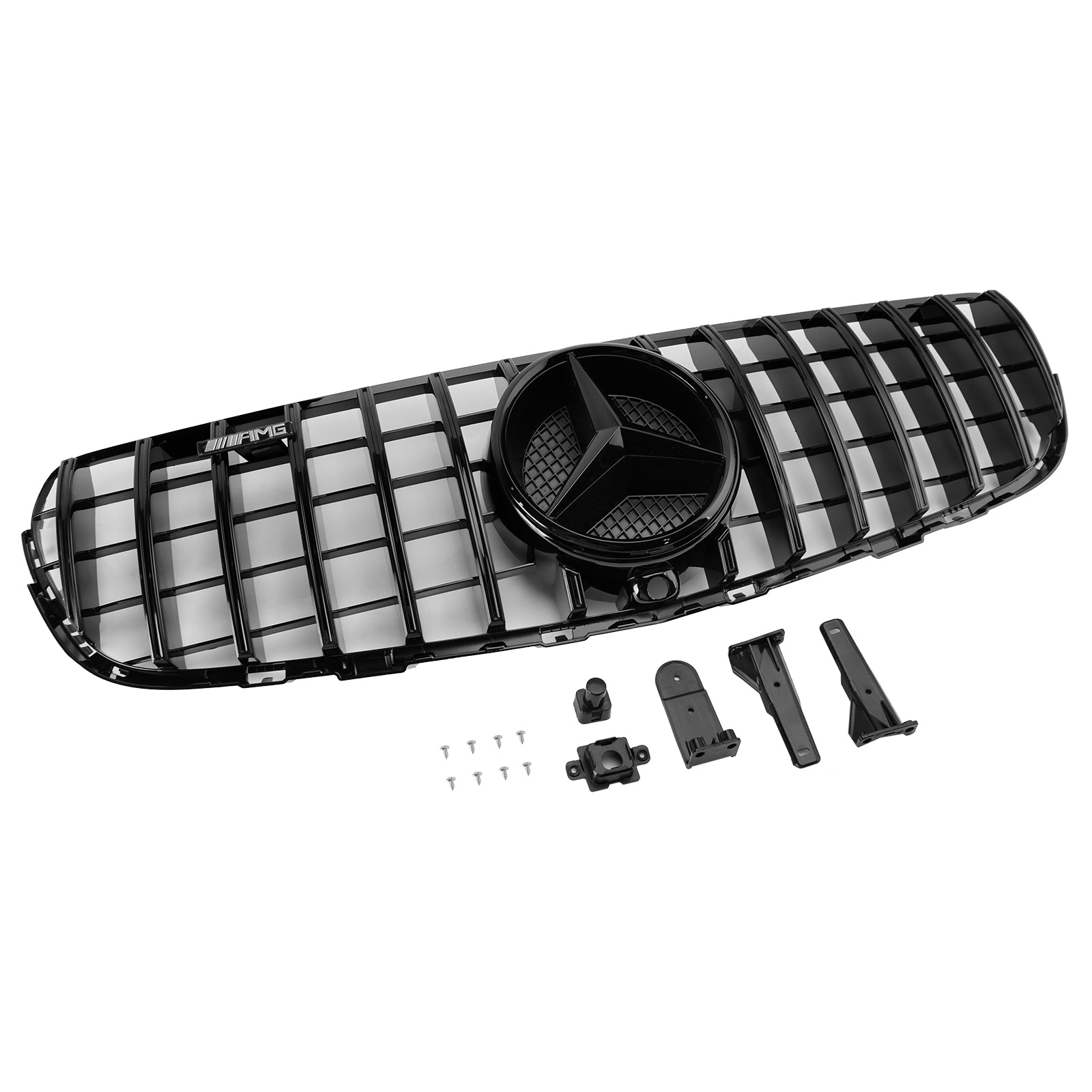 Grille de pare-chocs avant noire brillante pour Mercedes Benz GLC X253 C253 2015-2019