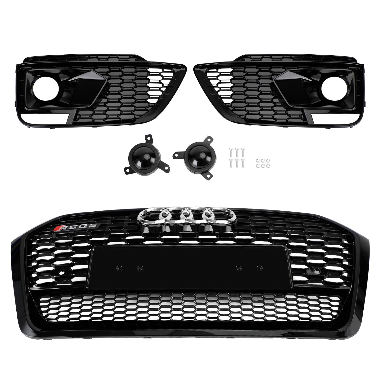 2018-2020 Audi Q5 SQ5 RSQ5 grille avant + grille de brouillard