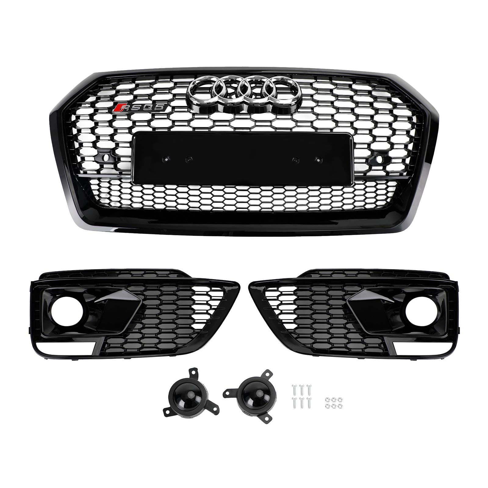 2018-2020 Audi Q5 SQ5 RSQ5 grille avant + grille de brouillard