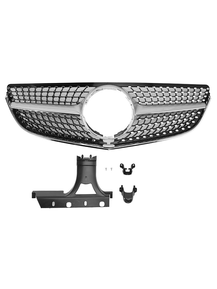 Parrilla delantera con corte de diamante para Mercedes Clase E W207 Coupé 2014-2017