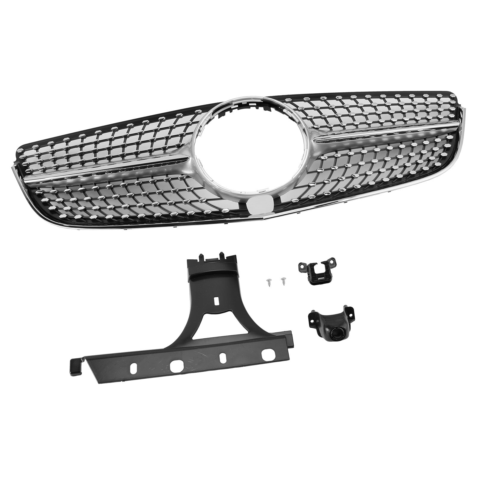 Parrilla delantera con corte de diamante para Mercedes Clase E W207 Coupé 2014-2017