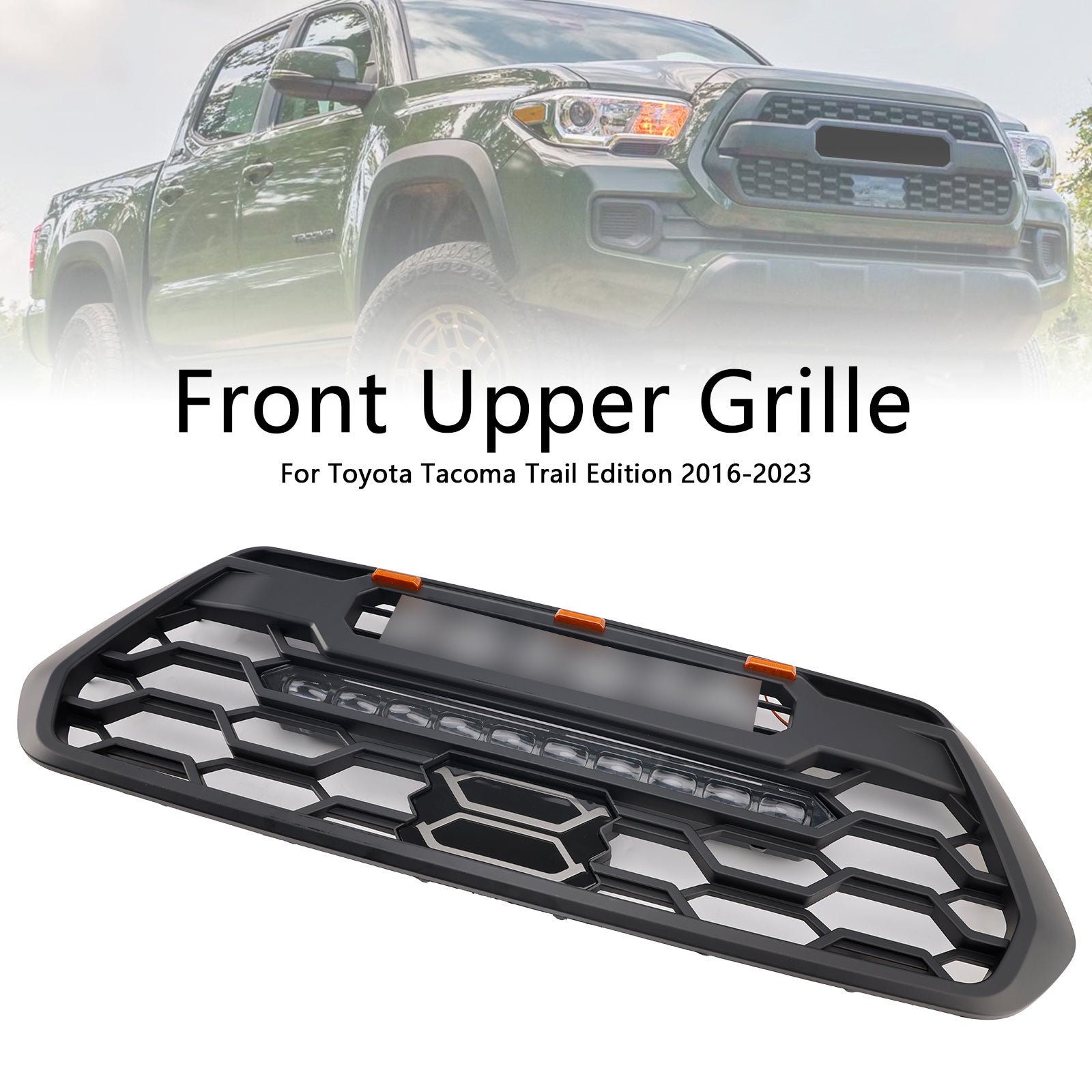 Gate del paraurti dell'illuminazione anteriore per illuminazione a LED per Toyota Tacoma 2016-2023