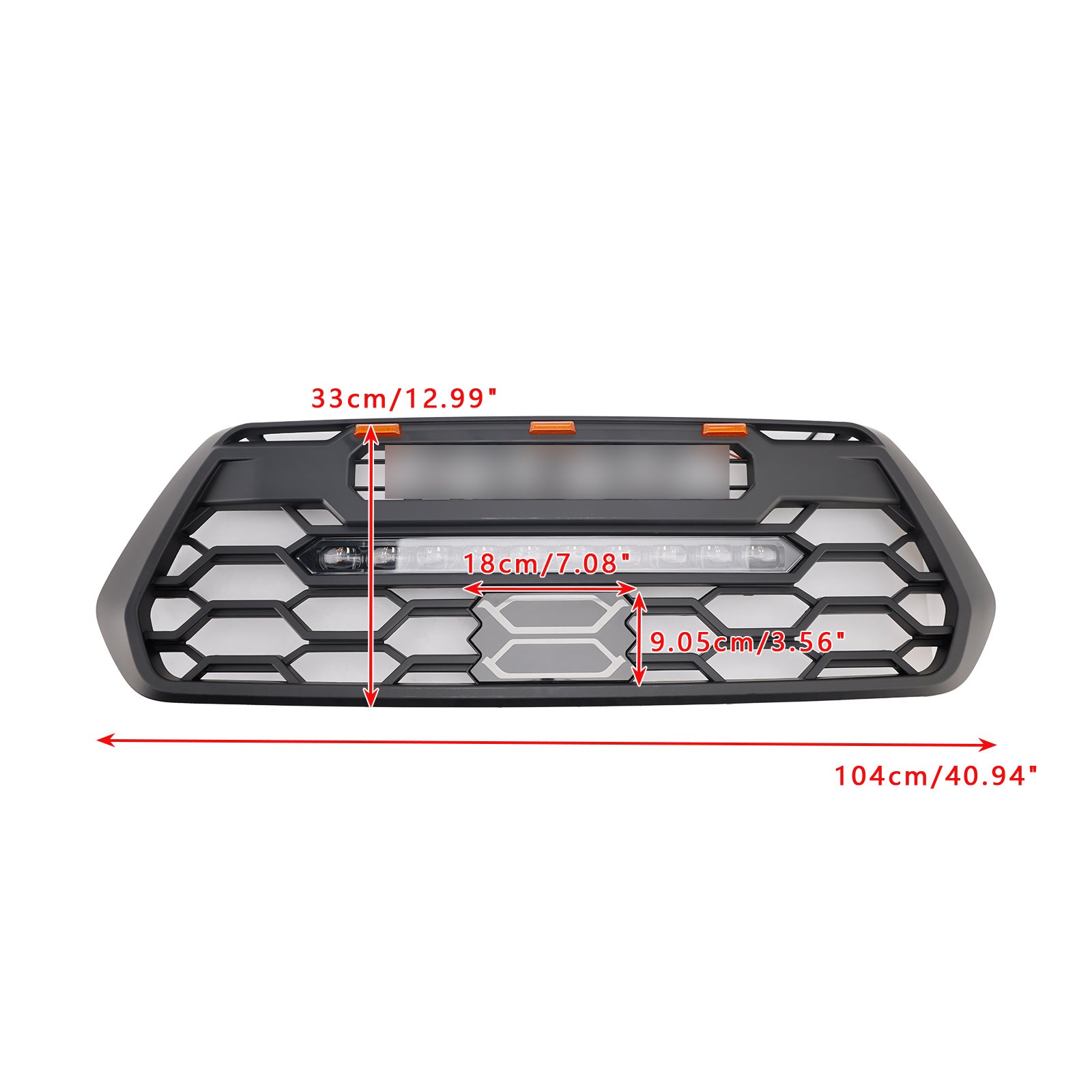 Gate del paraurti dell'illuminazione anteriore per illuminazione a LED per Toyota Tacoma 2016-2023