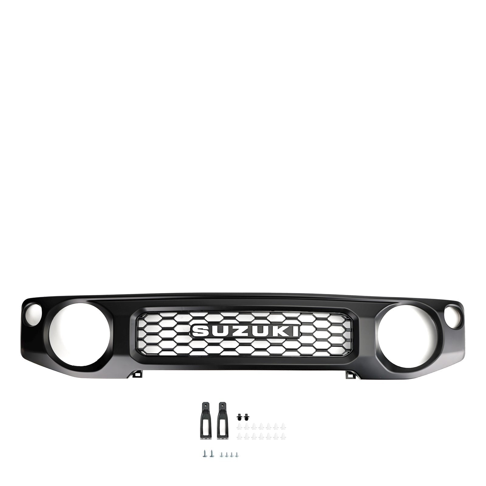 Grille de Calandre Avant en Nid d'Abeille Noire pour Suzuki Jimny JB74 2019-2023