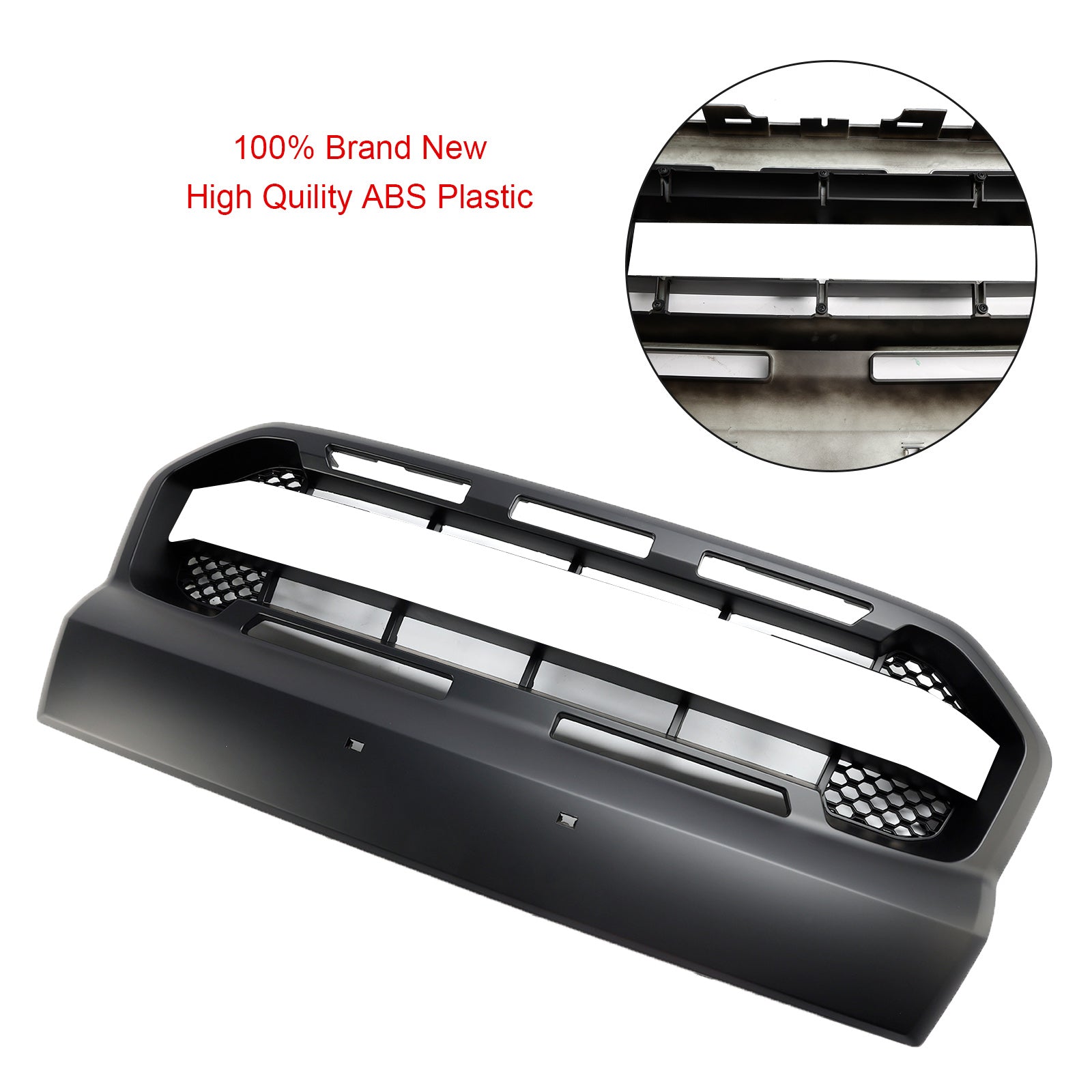 Grille Ford Ranger T7 2015 2019 Raptor Style Mat Zwart Compatibel met alle modellen