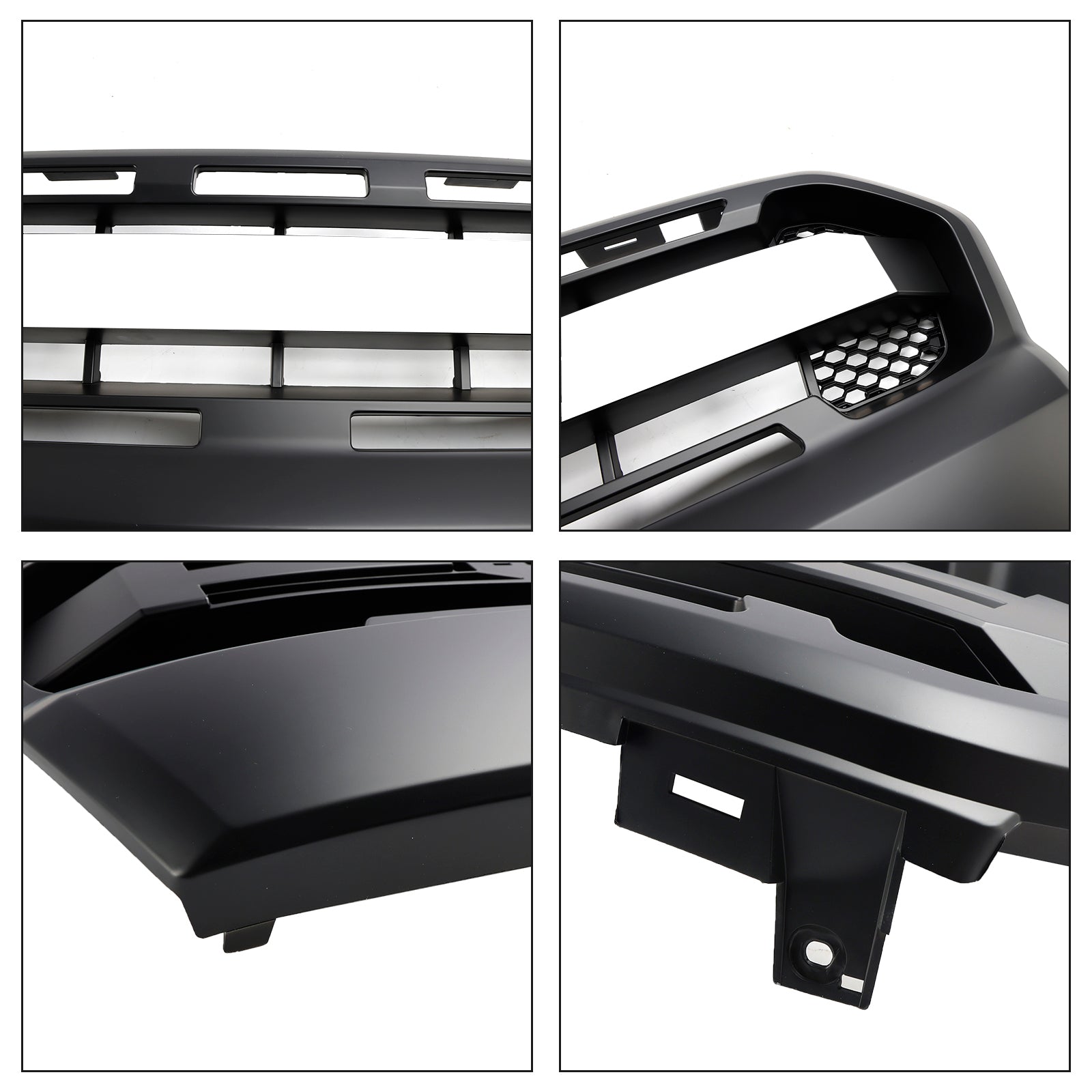 Grille Ford Ranger T7 2015 2019 Raptor Style Mat Zwart Compatibel met alle modellen