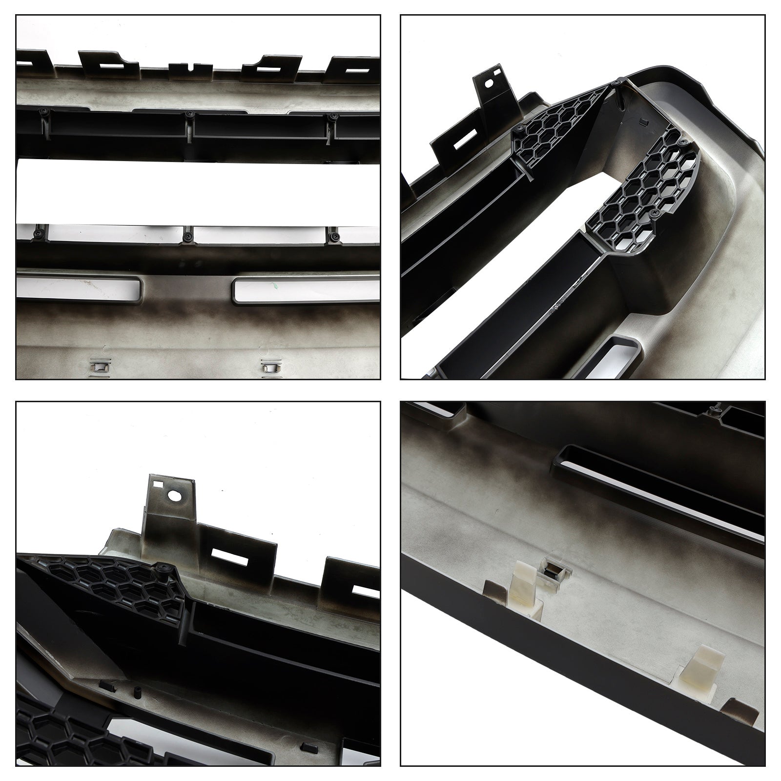 Grille Ford Ranger T7 2015 2019 Raptor Style Mat Zwart Compatibel met alle modellen