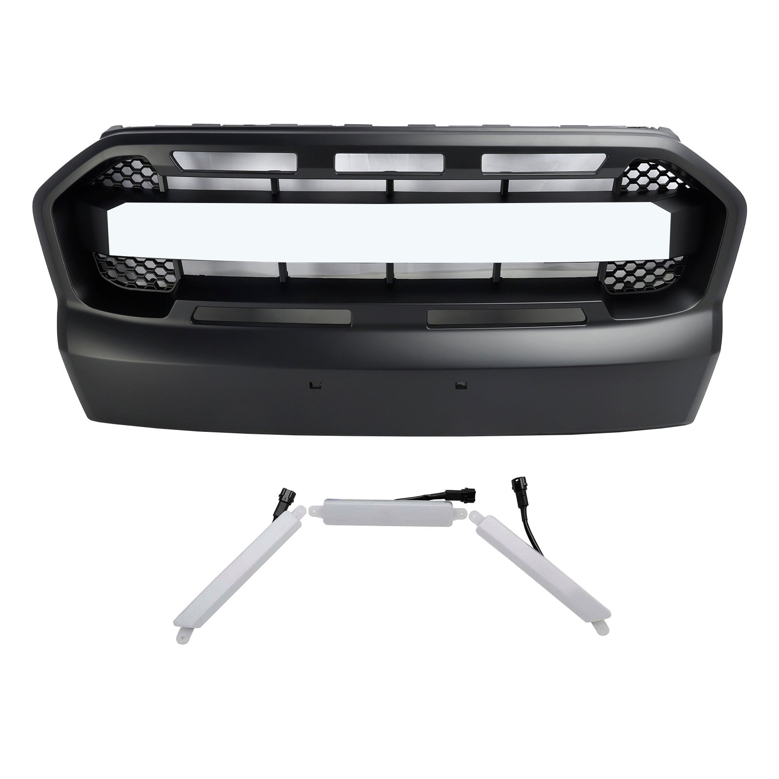 Grille de parachoques antes del estilo Raptor con LED para Ford Ranger T7 2015-2019