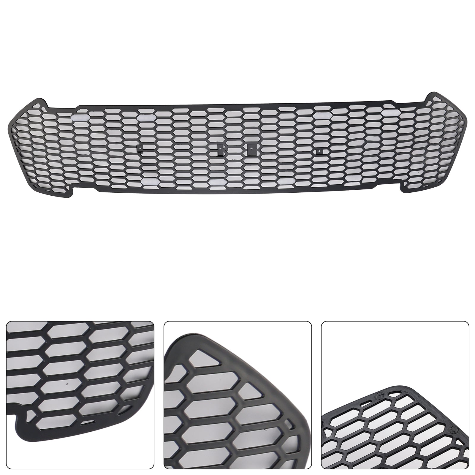 Matte Black Front Bumper Grill Grille Pour Ford Ranger 2015-2019 T7 W/LED