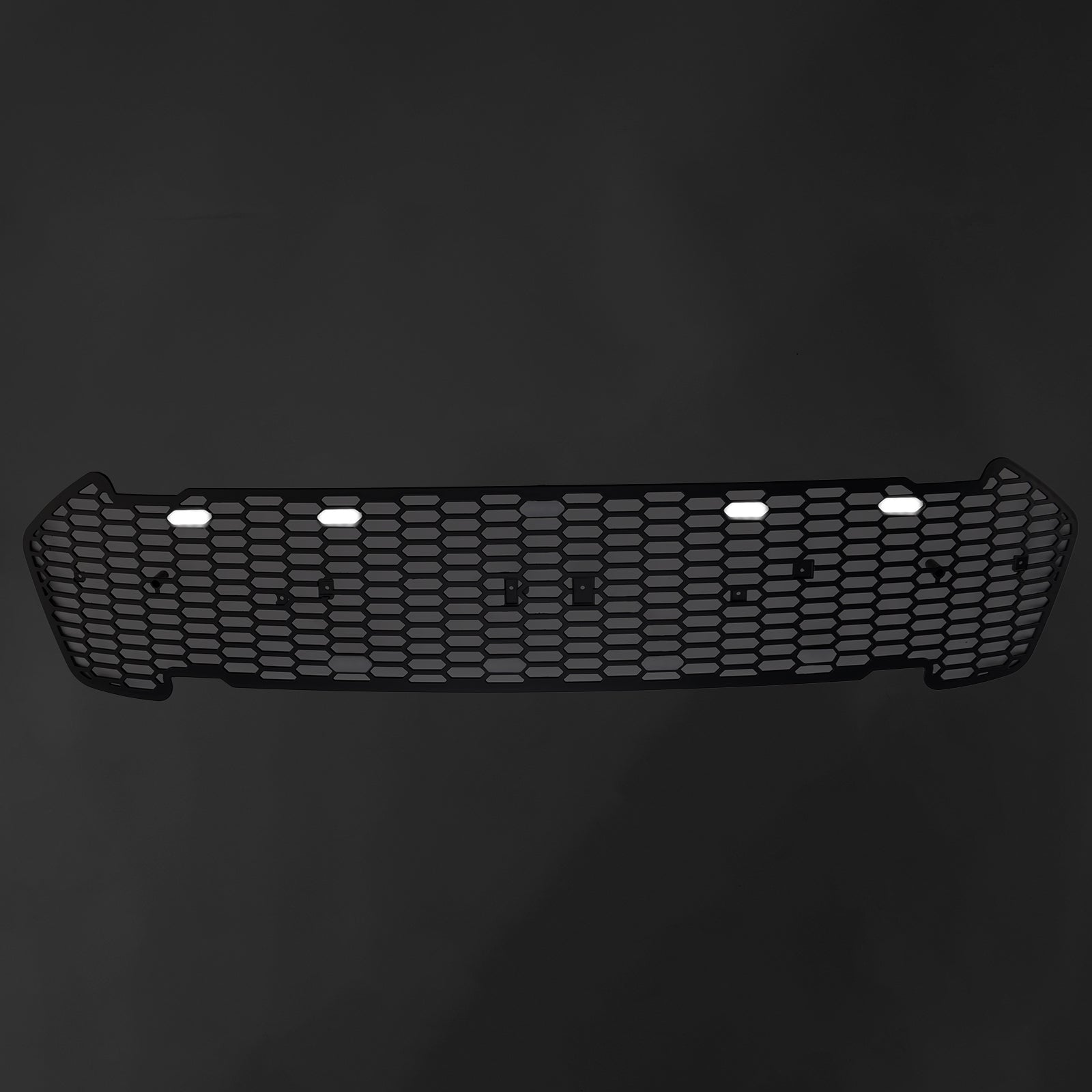 Matte Black Front Bumper Grill Grille Pour Ford Ranger 2015-2019 T7 W/LED