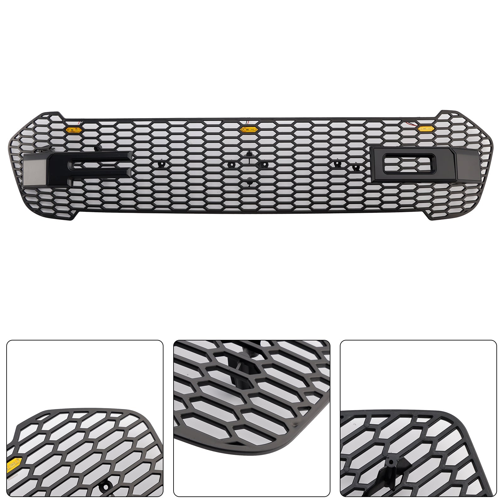 Calandre de pare-chocs avant style Raptor à LED pour Ford Ranger T8 2019, 2020, 2021, 2022 et 2023