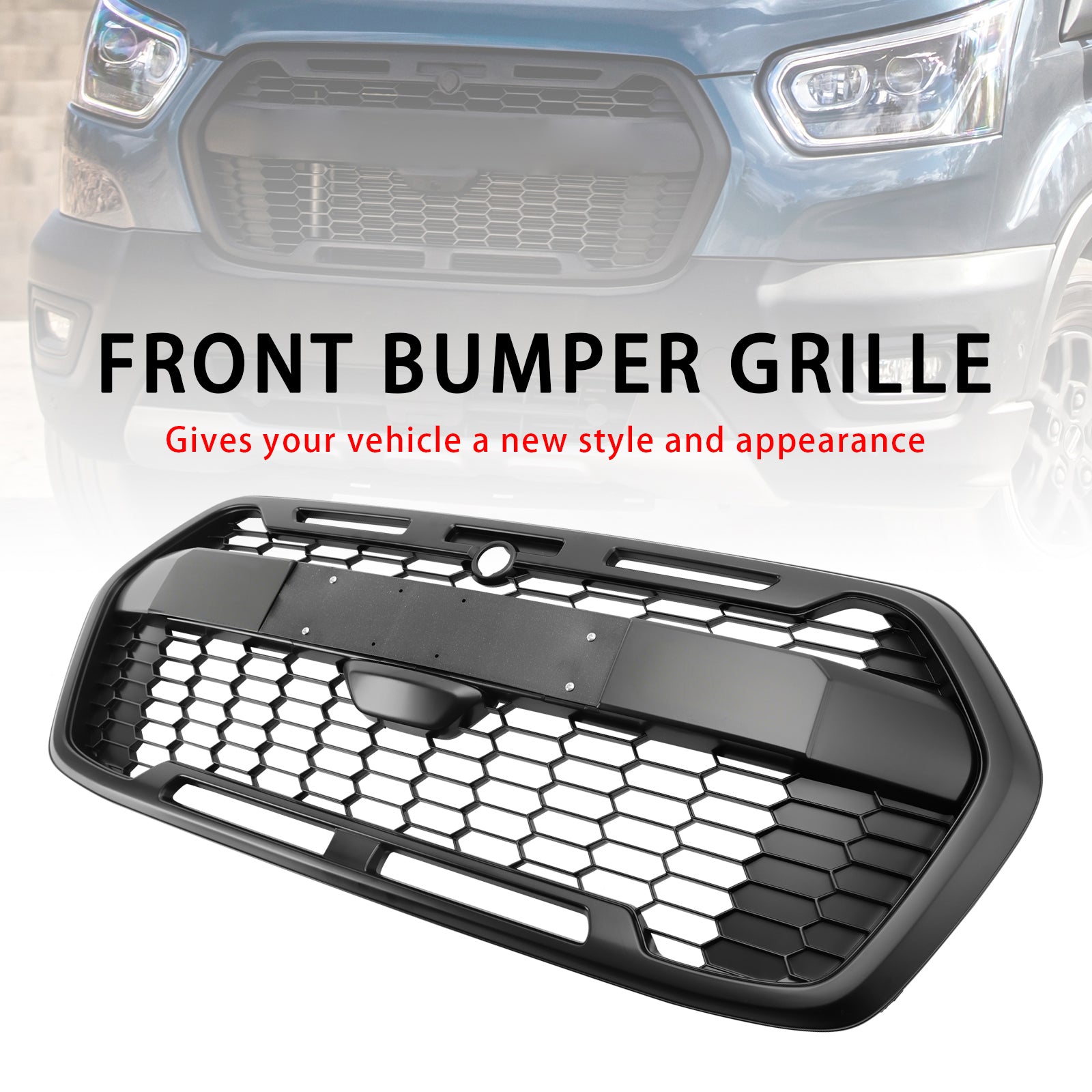 Grill przedniego zderzaka w stylu Raptor 2467809 dla Ford Transit MK8 Trail 2019+