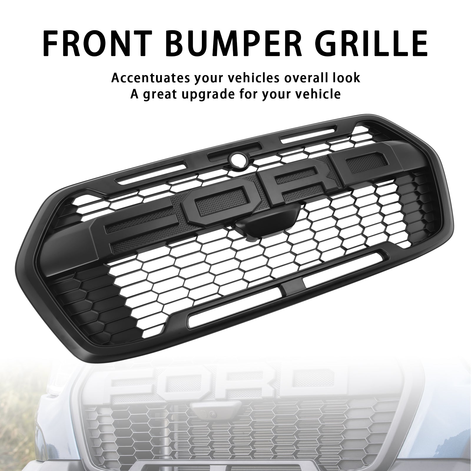 Raptor Style Front Bumper Grille Grill 2467809 Pour Ford Transit MK8 Trail 2019+