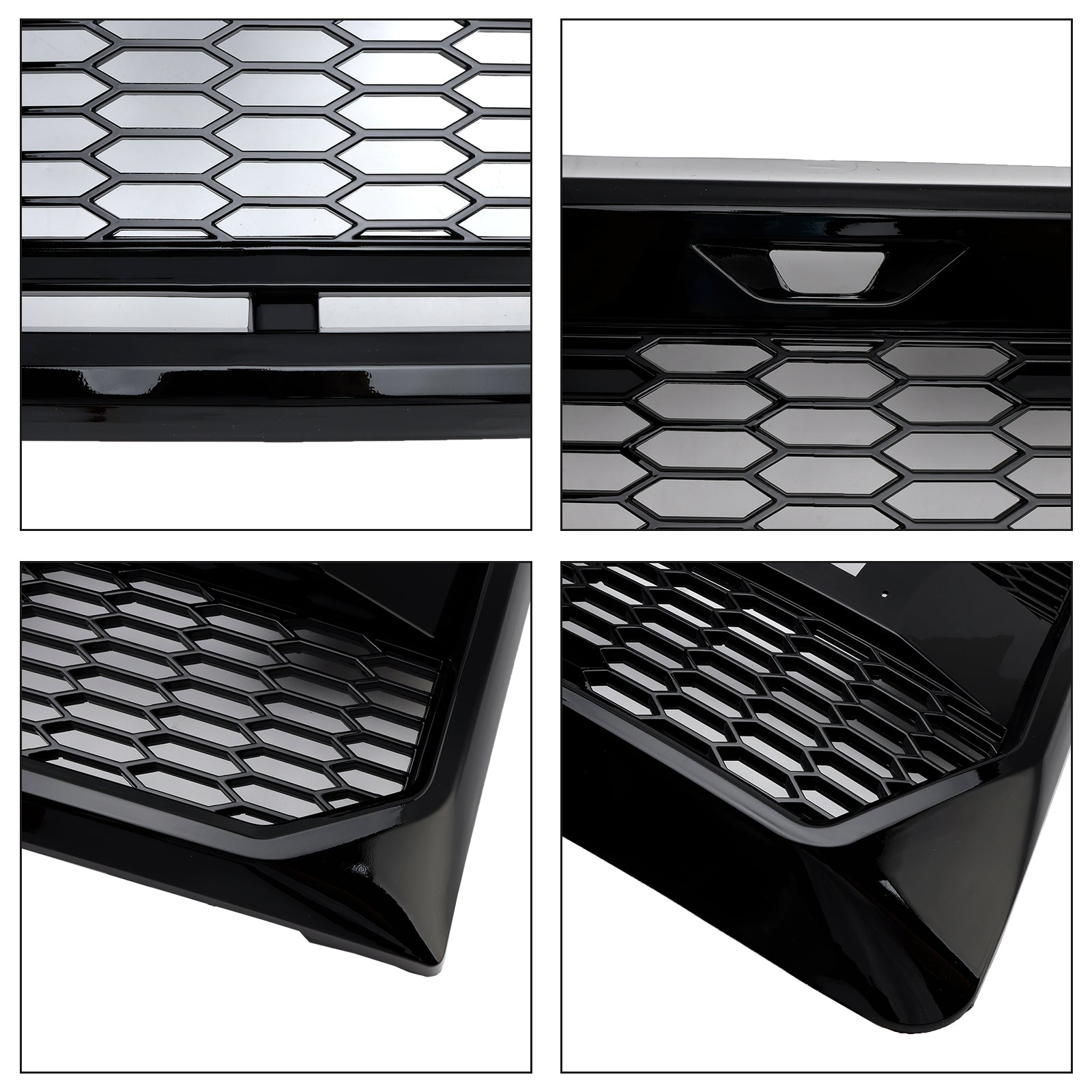 Calandre de pare-chocs avant style Raptor noir brillant compatible avec Ford F150 2009-2014