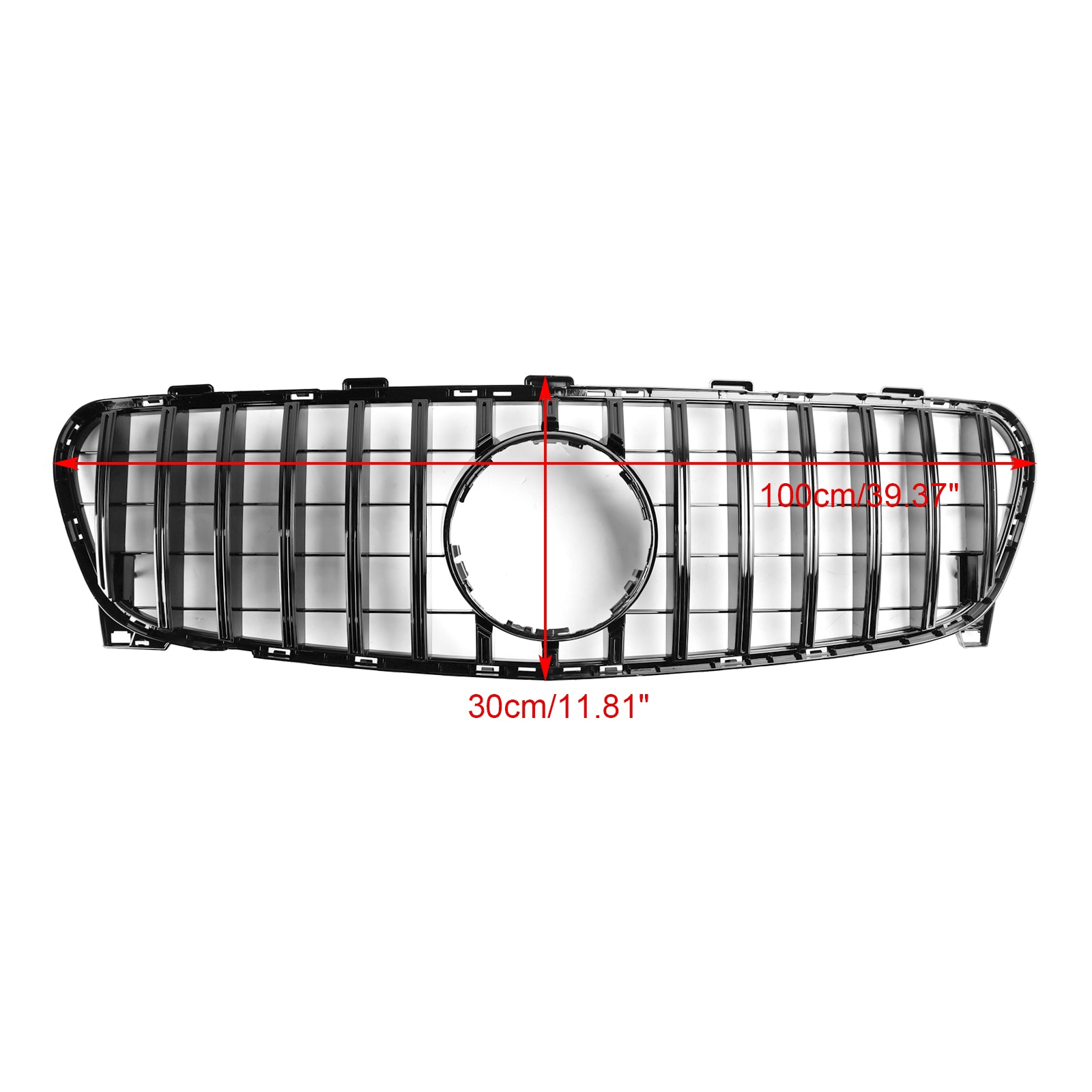 Front Grill Grille Pour Mercedes Benz GLA W156 X156 2017-2019 Facelift Black