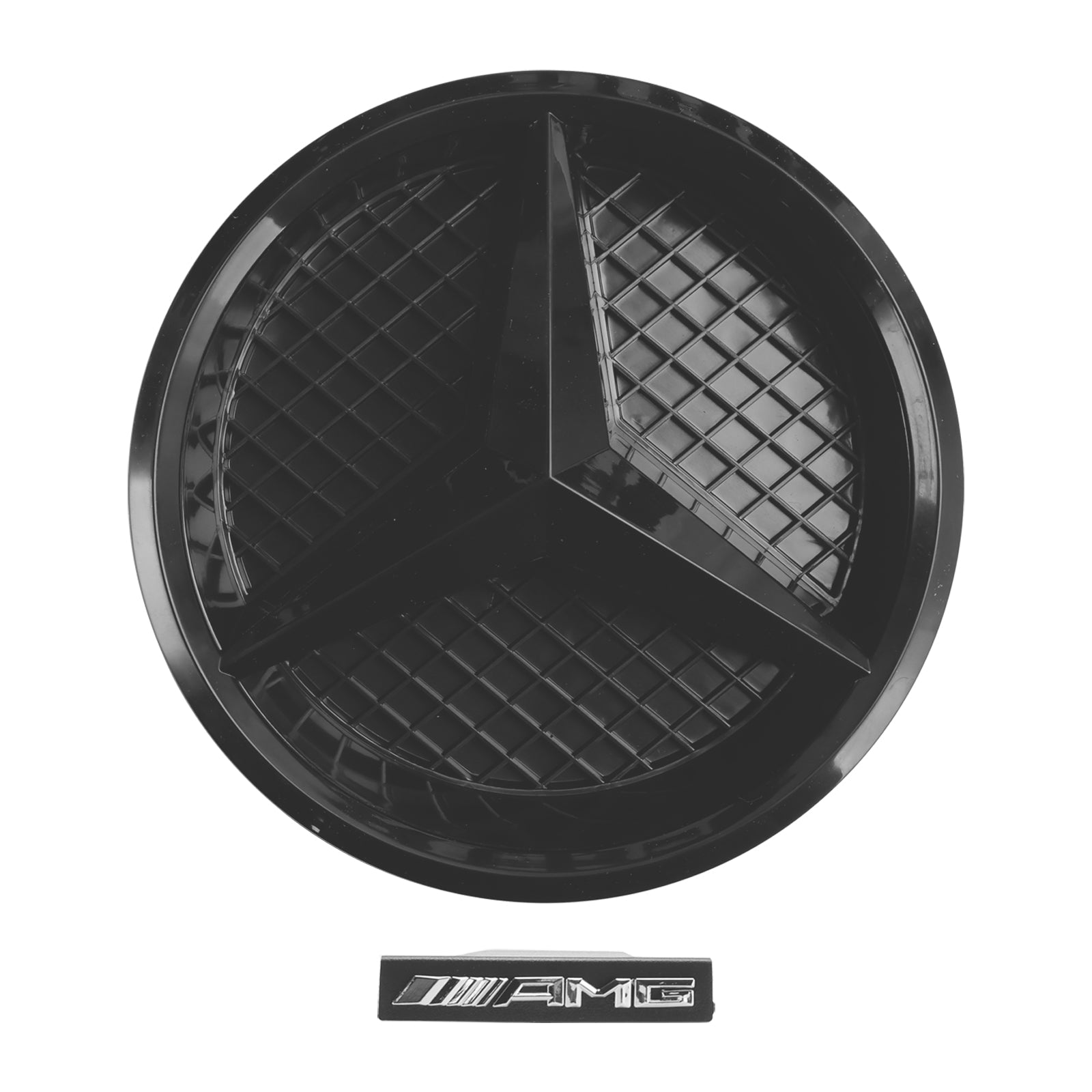 Parrilla delantera para Mercedes Benz GLA W156 X156 2017-2019 estiramiento facial negro