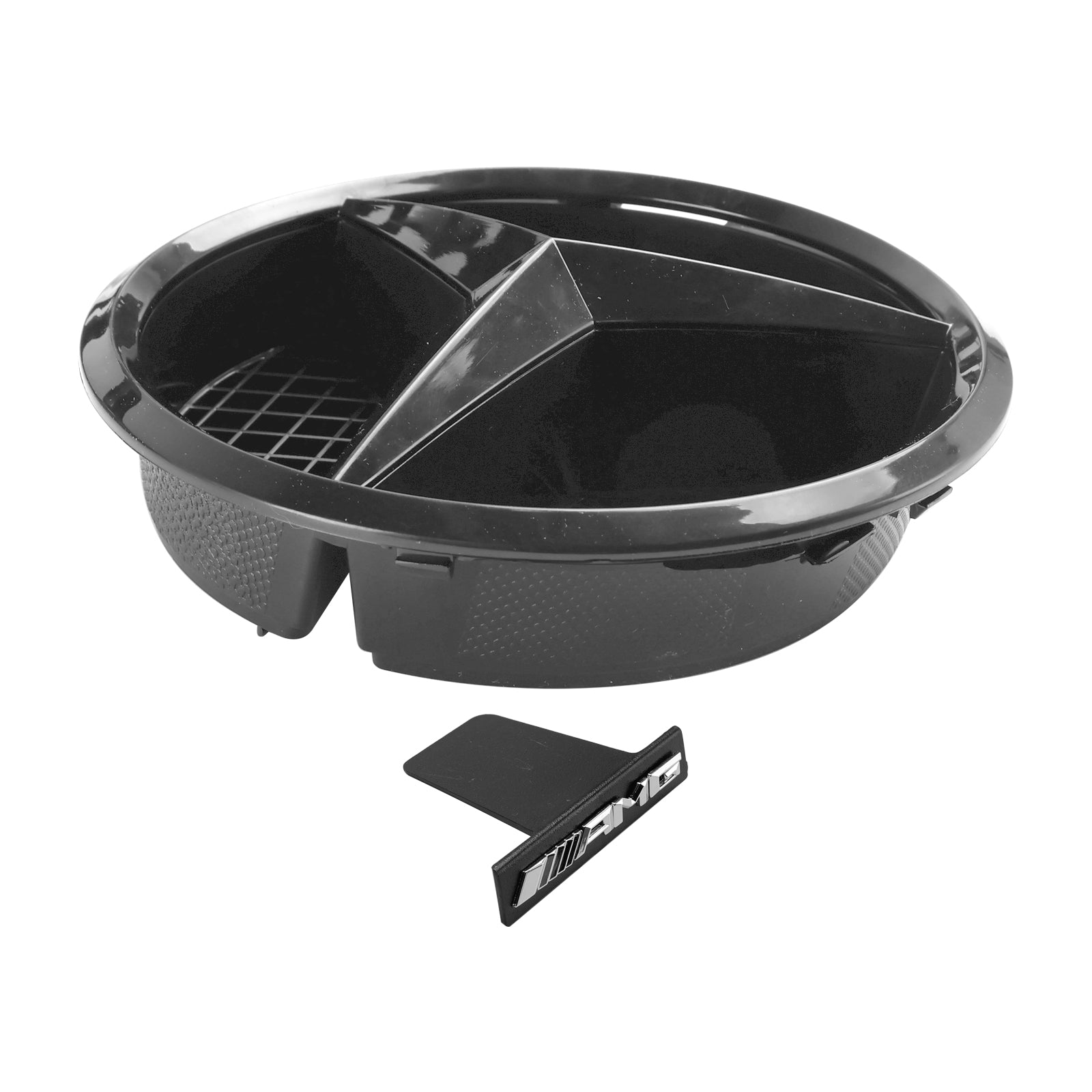 Parrilla delantera para Mercedes Benz GLA W156 X156 2017-2019 estiramiento facial negro