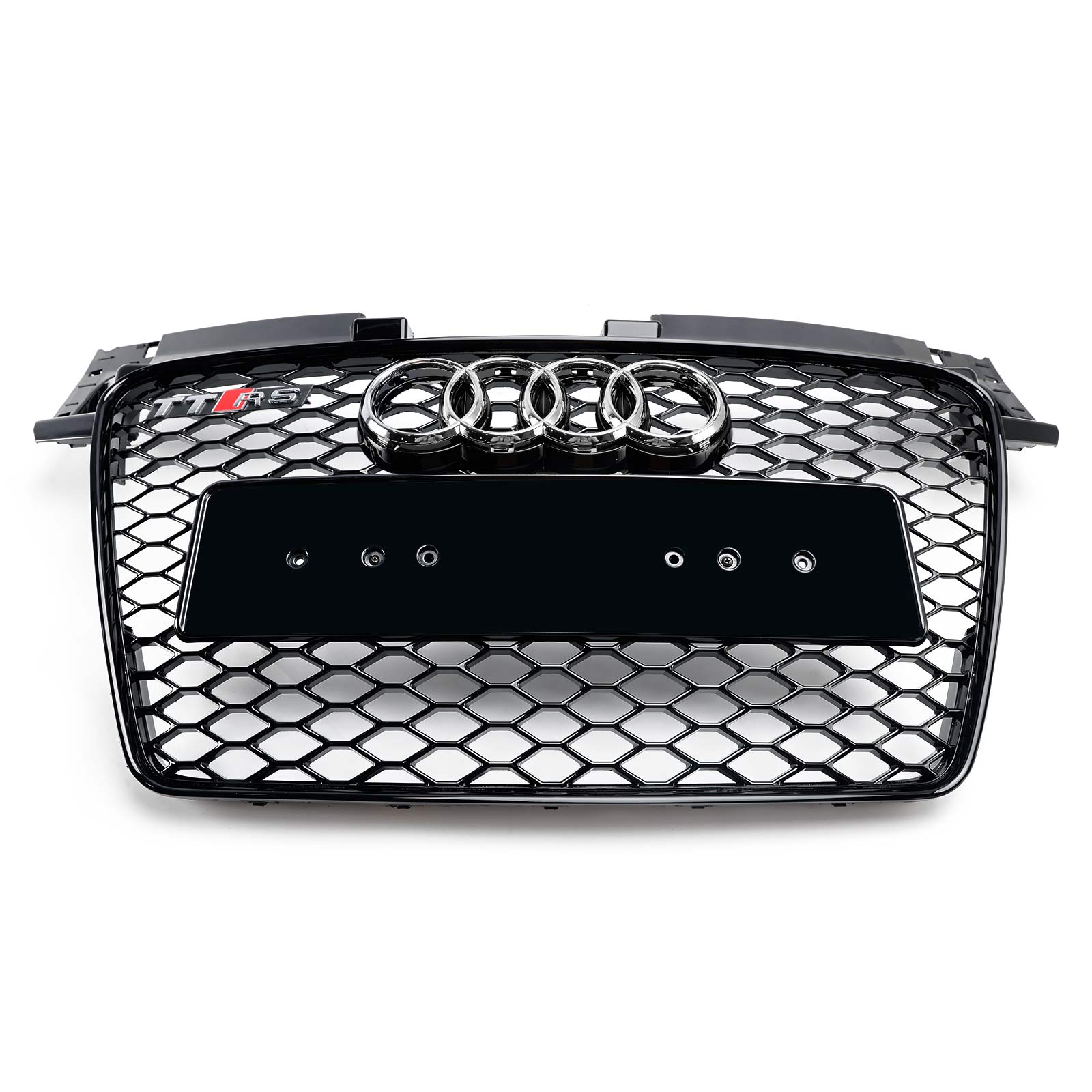 Rejilla frontal de panal negra brillante estilo Audi TT TTS RS 2006-2014