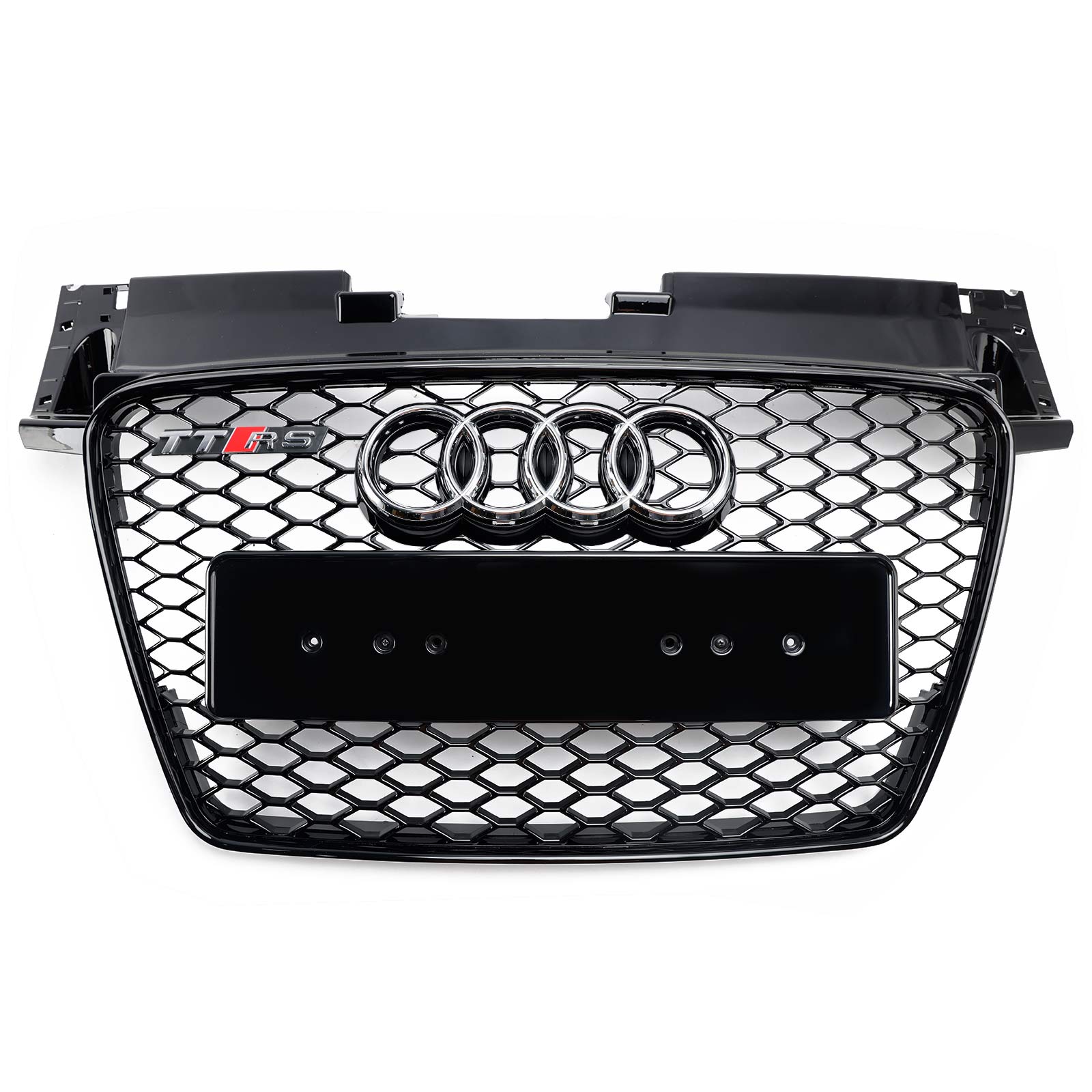 Rejilla frontal de panal negra brillante estilo Audi TT TTS RS 2006-2014