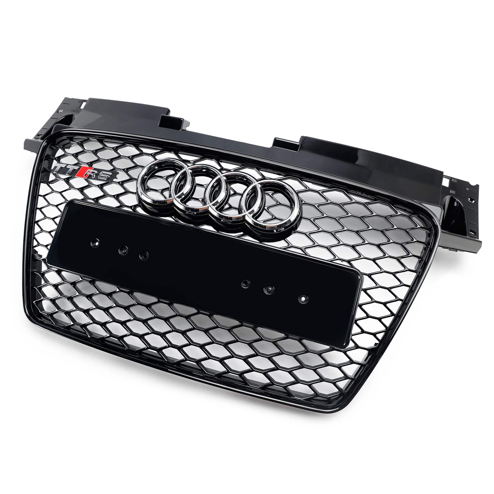 Rejilla frontal de panal negra brillante estilo Audi TT TTS RS 2006-2014