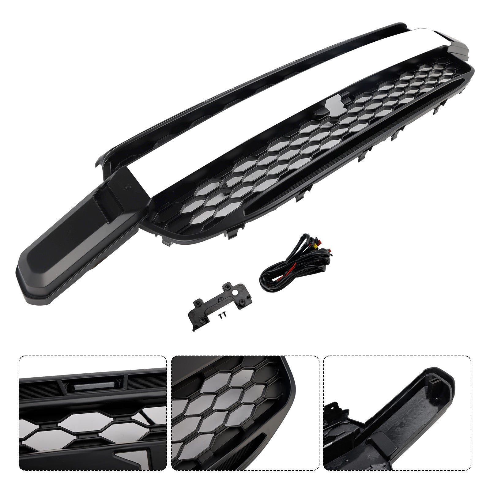 Front Bumper Grill Grille Pour Ford Ranger Everest Next Gen Wildtrak 2023-2024