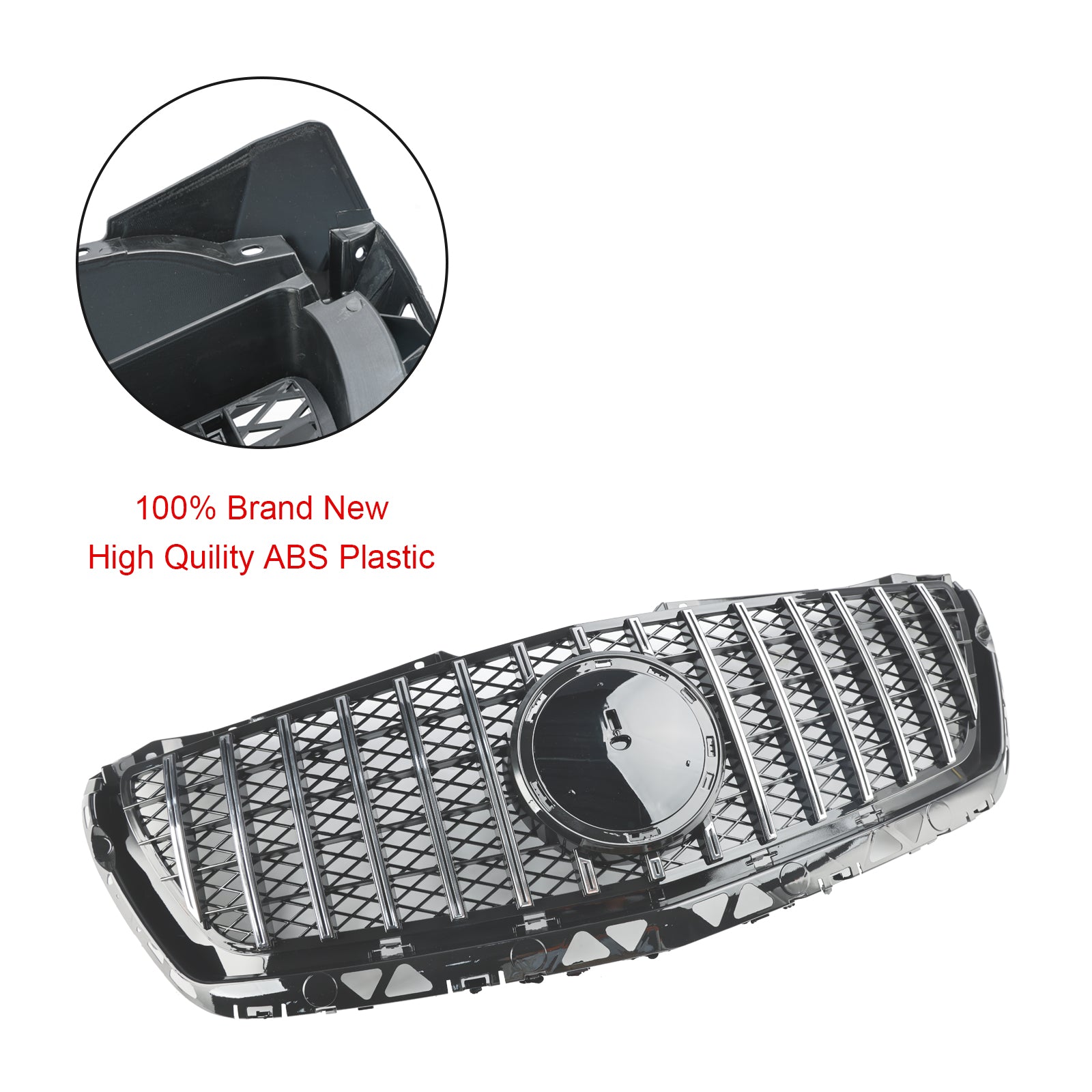 Grille de pare-chocs avant chromée pour Mercedes Benz Sprinter W906 2014-2018