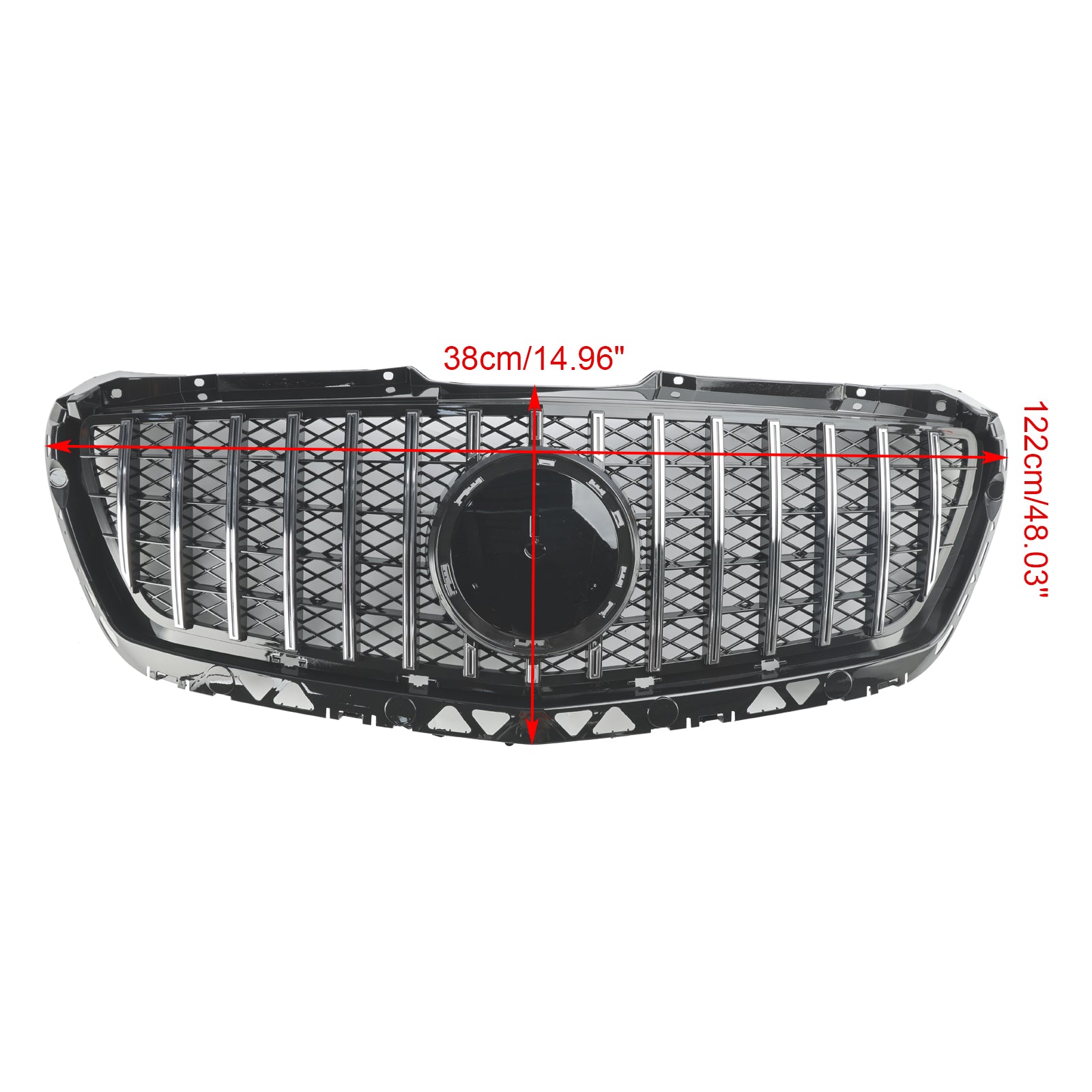 Grille de pare-chocs avant chromée pour Mercedes Benz Sprinter W906 2014-2018
