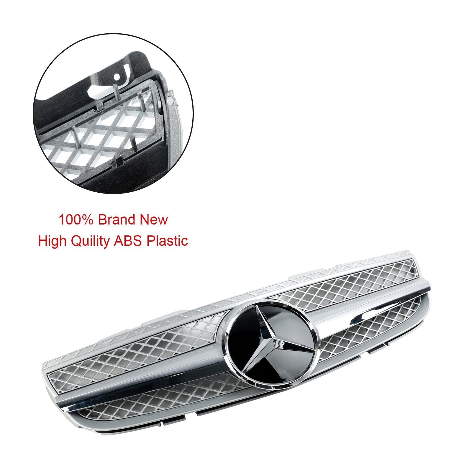 1 górna kratka przedniego zderzaka przedniego dla Mercedes Benz R230 SL550 SL600 2007-2008