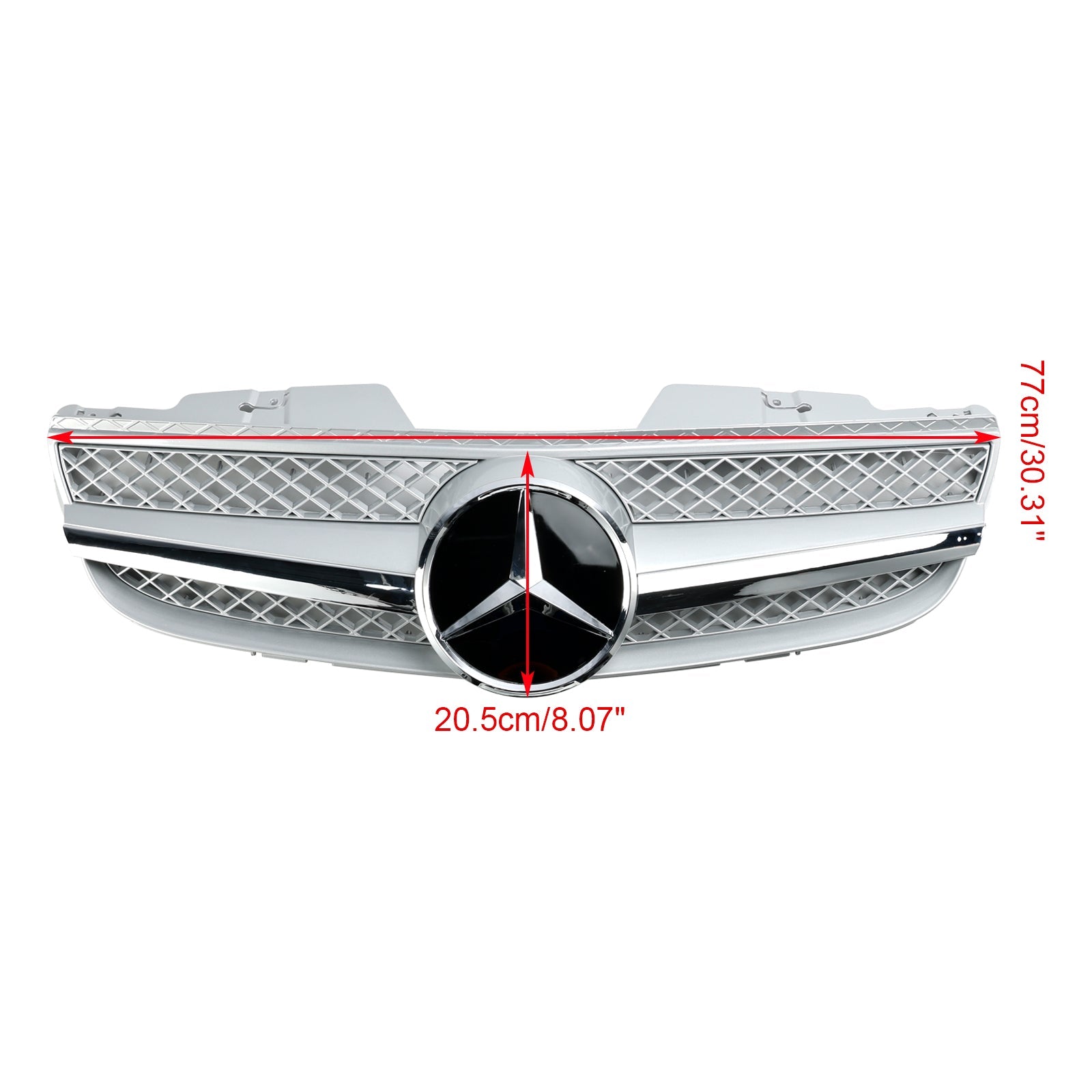 1 górna kratka przedniego zderzaka przedniego dla Mercedes Benz R230 SL550 SL600 2007-2008