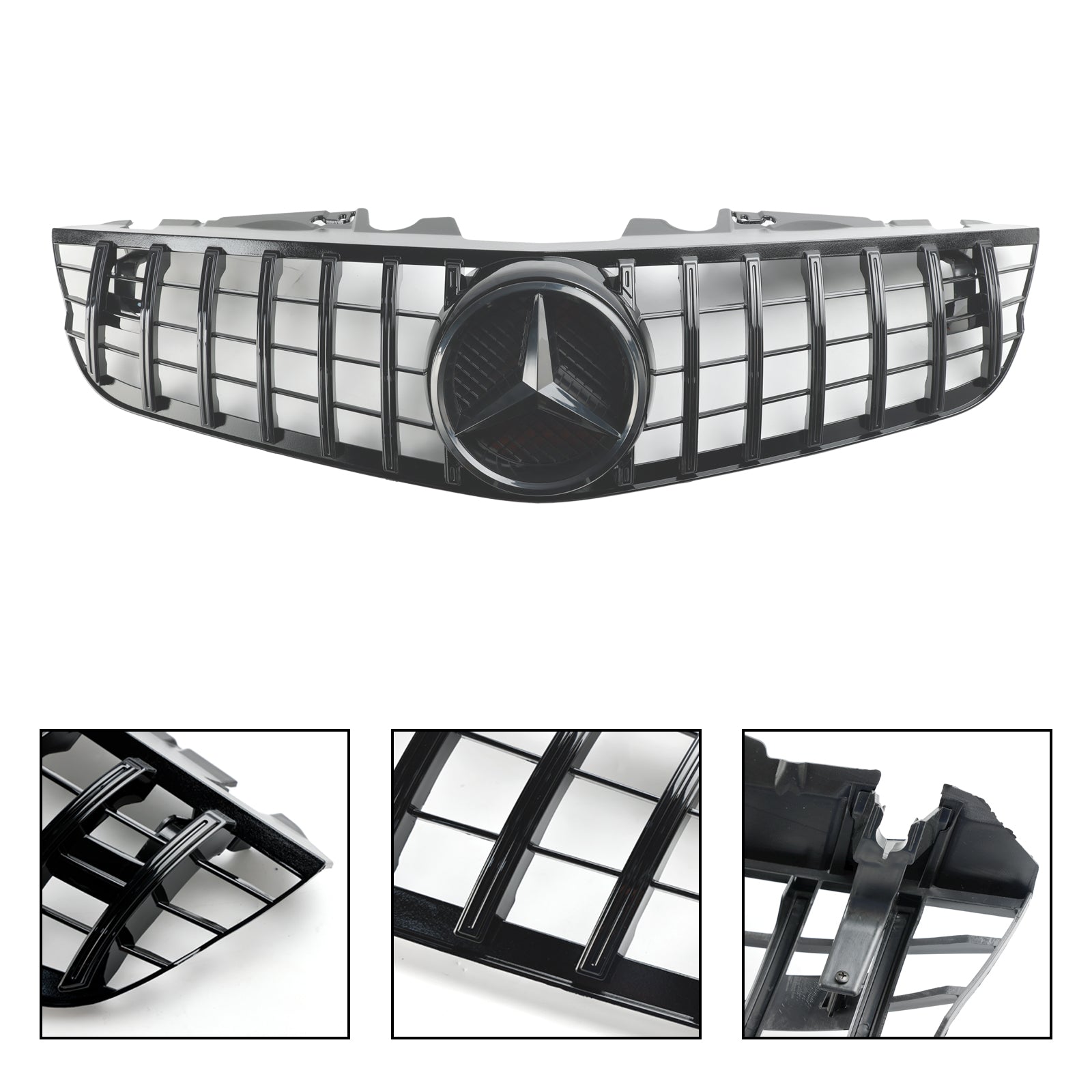 Rejilla superior del parachoques delantero para Mercedes Benz SL clase R230 SL550 SL600 2009-2012