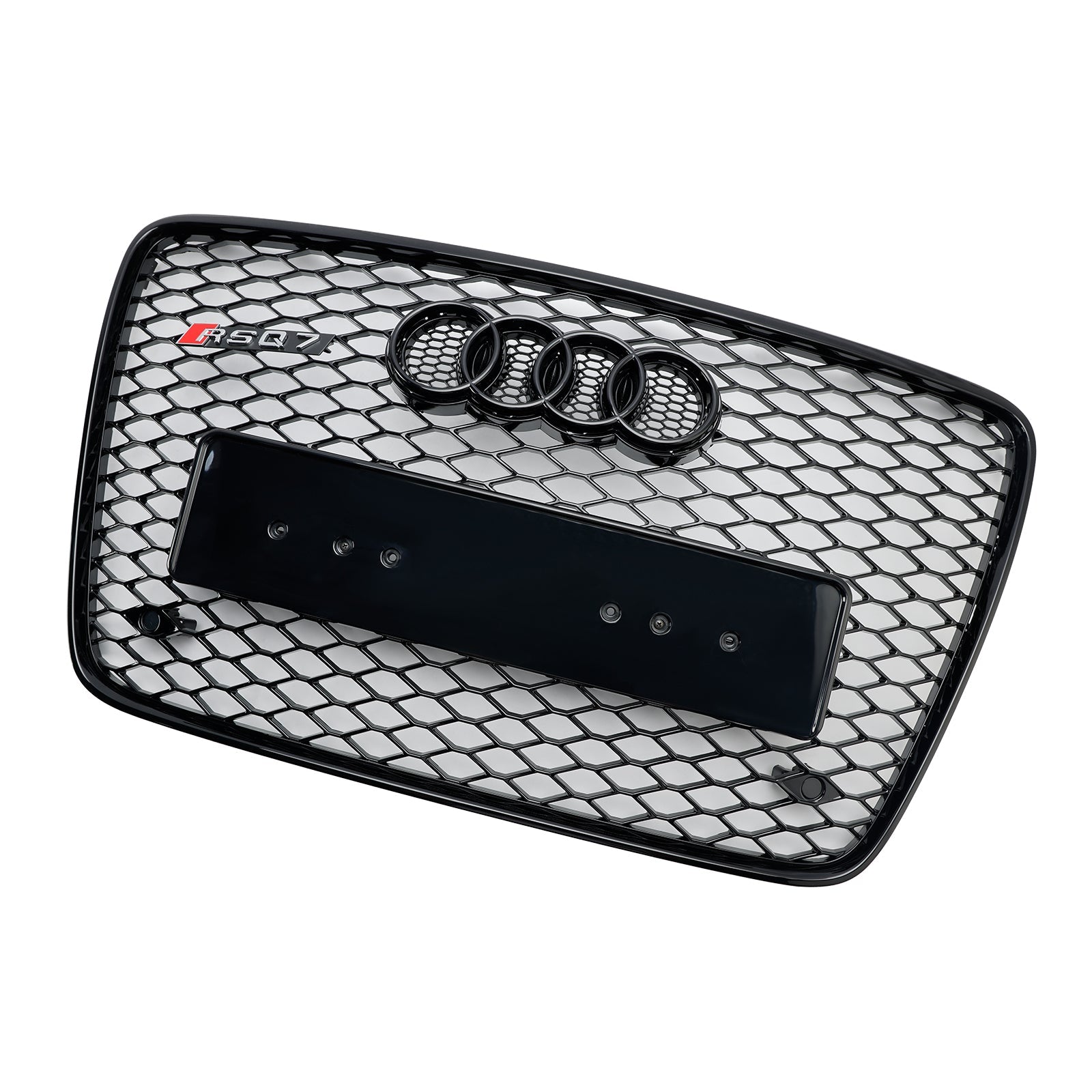 Rejilla ventilación radiador parachoques delantero negro brillo Audi Q7 2005-2015