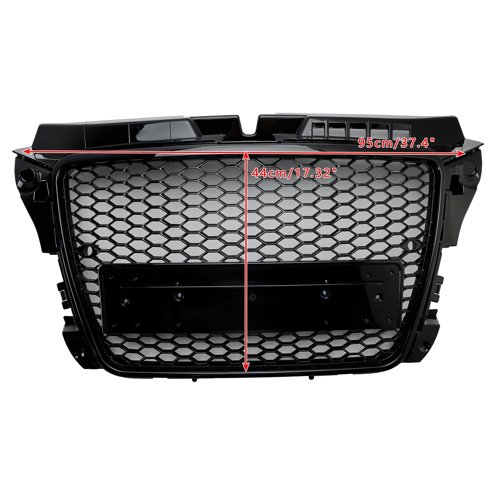 2008 2009 2010 2012 2013 Audi A3 8P RS3 Stile Generico A Nido D'ape Griglia Del Paraurti Anteriore