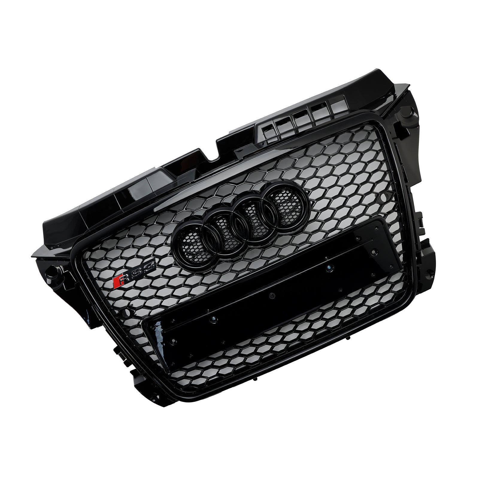 Grille de pare-chocs avant en nid d';abeille de style Audi A3 8P RS3 2008-2013