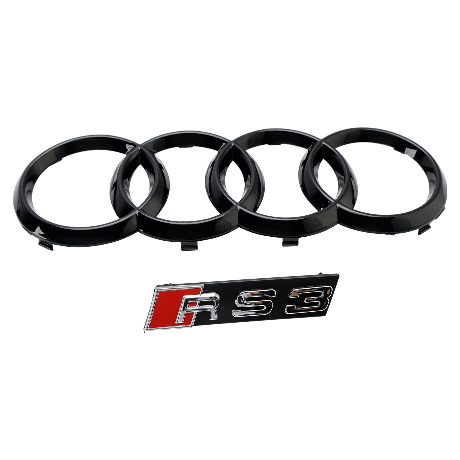 Grille de pare-chocs avant en nid d';abeille de style Audi A3 8P RS3 2008-2013