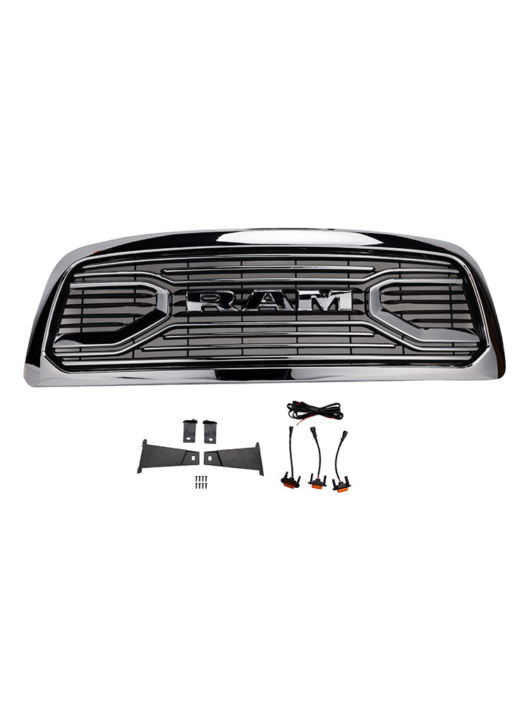Kromirana maska ​​z LED lučmi za sprednji odbijač Dodge Ram 1500 (2009-2012)