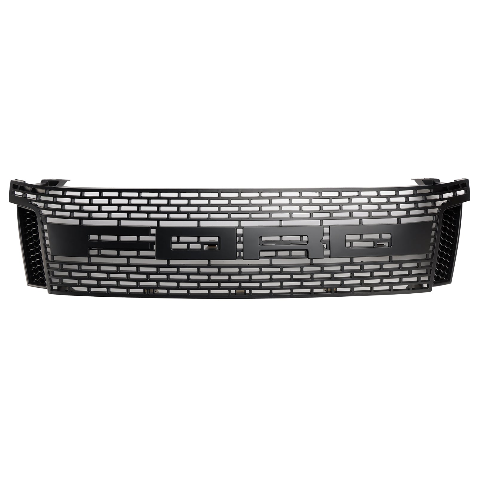 2012-2015 Ford Ranger T6 PX1 Raptor Front Grill Zgornji odbijač črne črne rešetke z LED lučmi