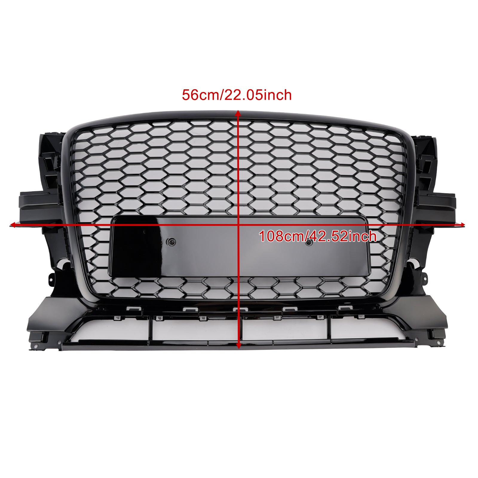 Glanzend Zwart Voorbumperrooster voor Audi Q5 2009-2012 8R0853651B
