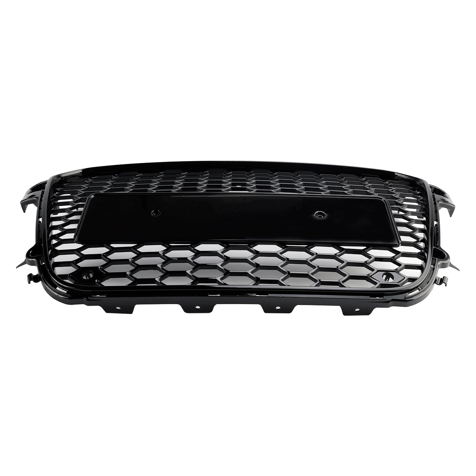 Rejilla de parachoques delantero de panal negro brillante para Audi A1 S1 Pre-uplift 2010-2015