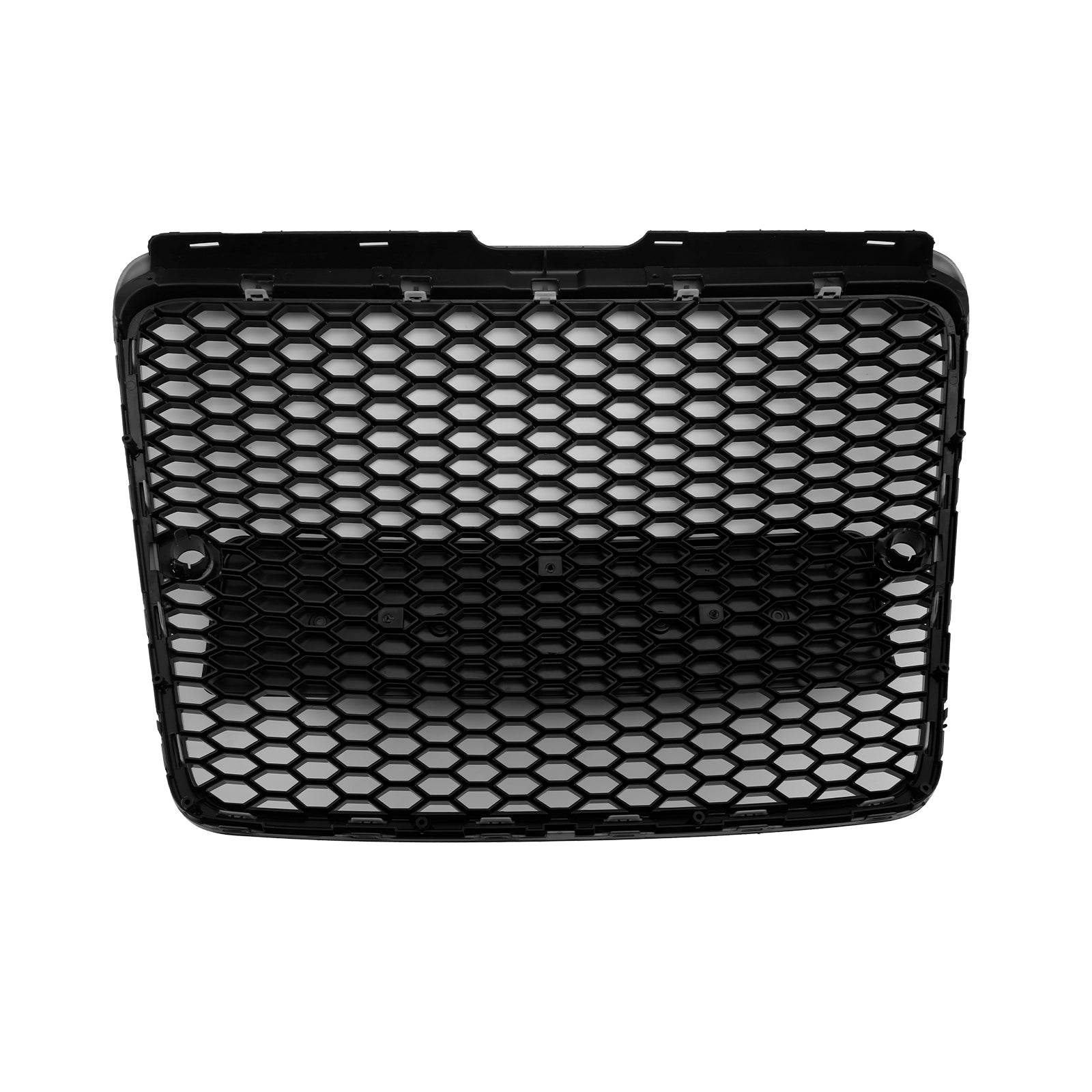Griglia anteriore a nido d'ape nera per paraurti per Audi A6 C6 pre-restyling (2004-2008)