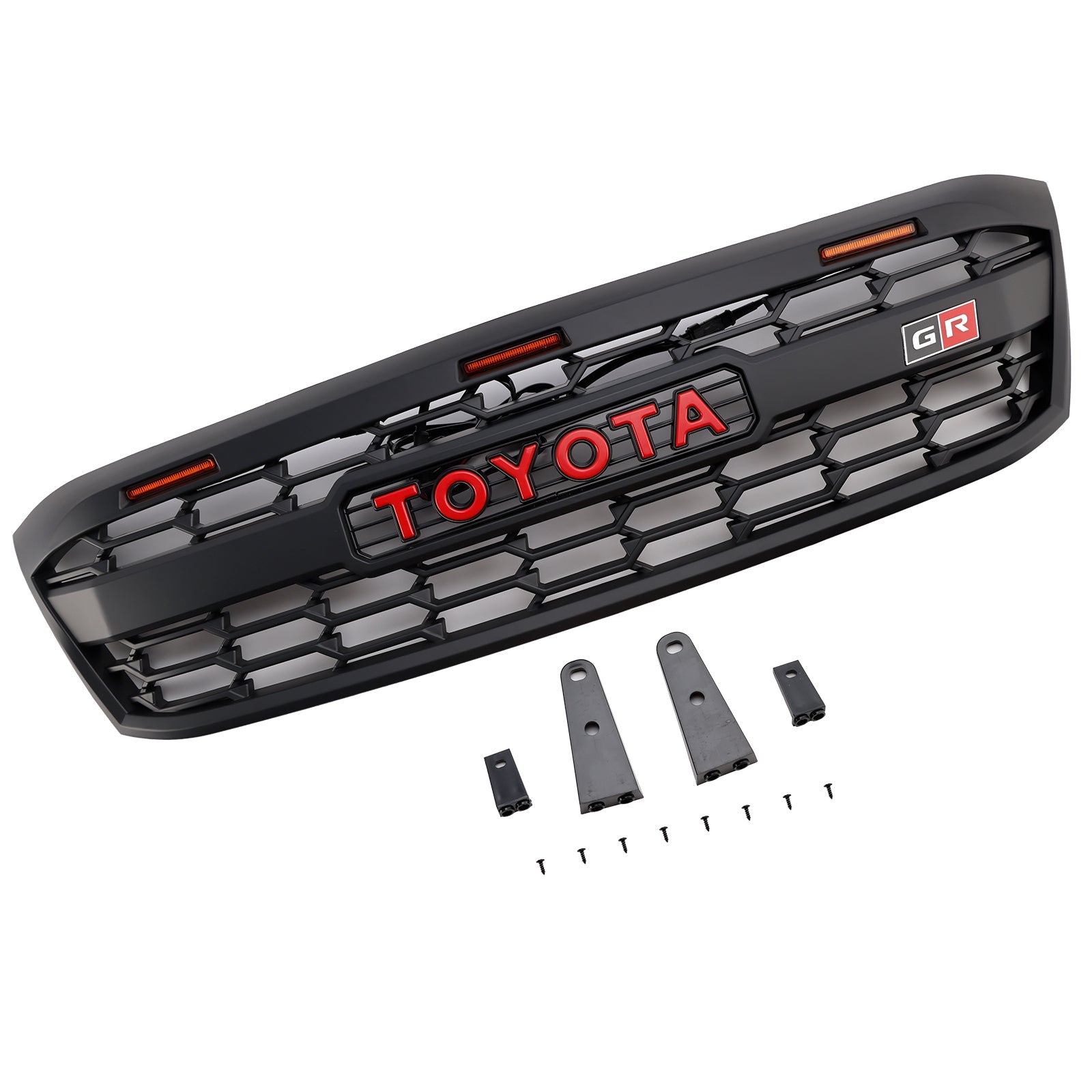 Grille de pare-chocs avant à LED style GR pour Toyota Hilux N70 pré-lifting 2005-2011