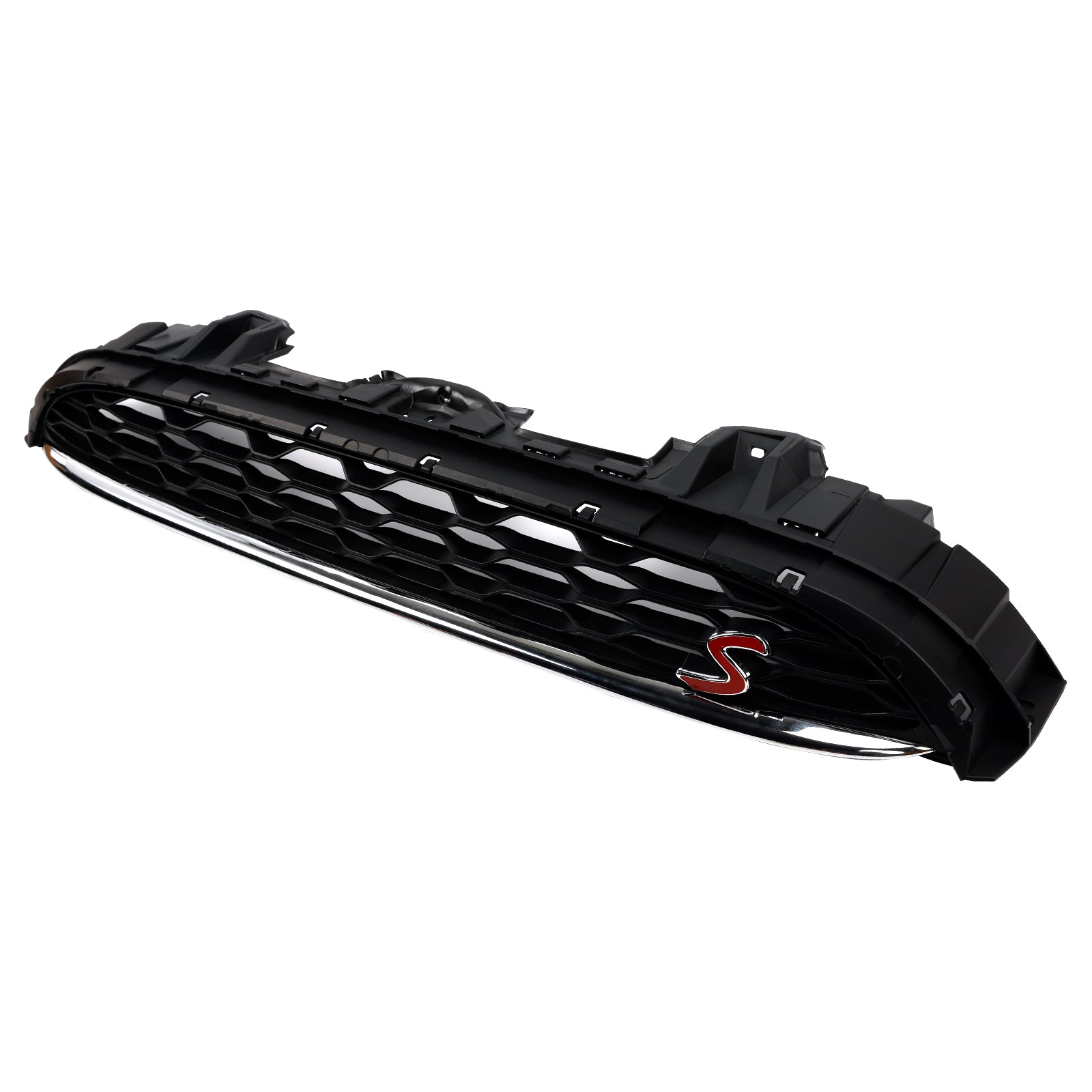 Czarna przednia kratka w siatce 5113735528 dla mini Cooper F55 F56 F57 2014-2021