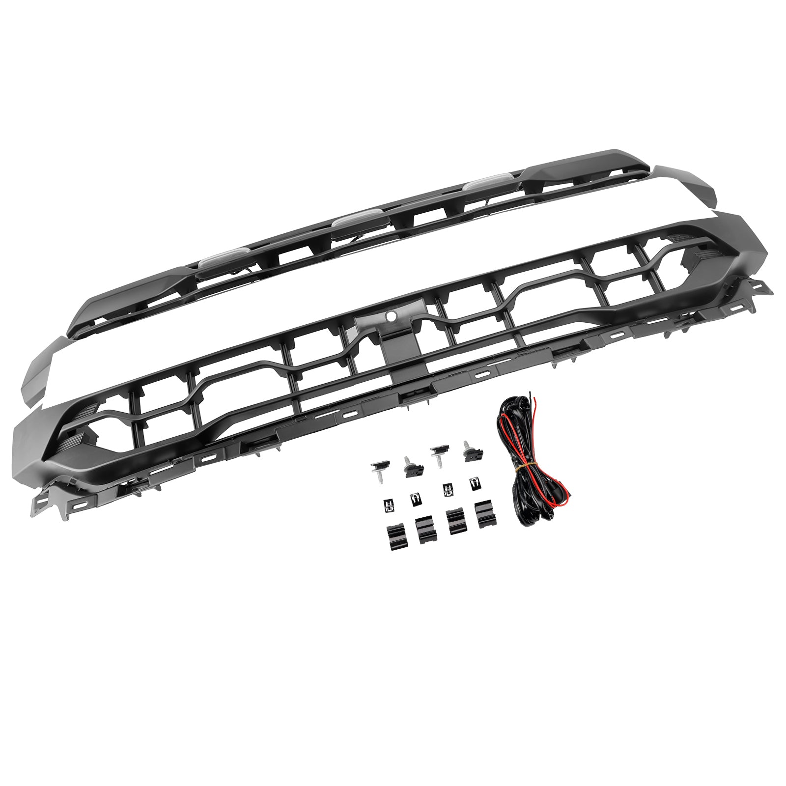 Grille de pare-chocs avant noire à LED pour Ford F150 2024+